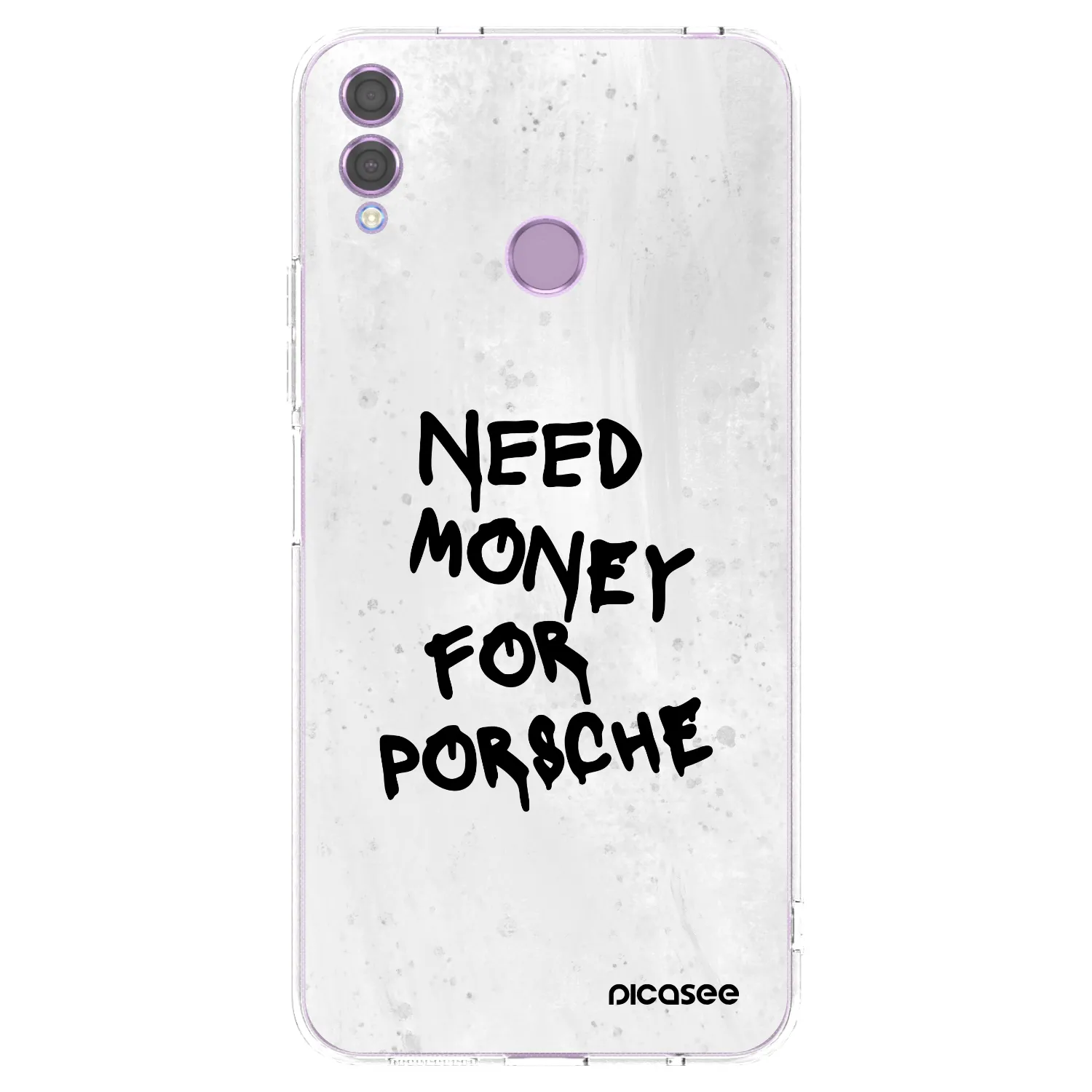 Picasee átlátszó szilikon tok az alábbi mobiltelefonokra Honor 8X - White Dollar