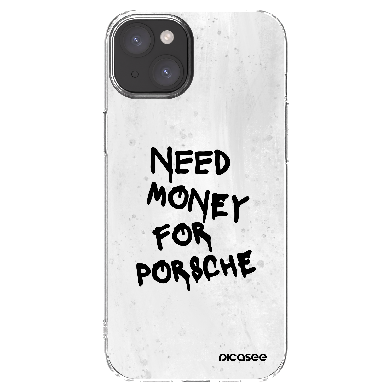 Picasee átlátszó szilikon tok az alábbi mobiltelefonokra Apple iPhone 15 Plus - White Dollar