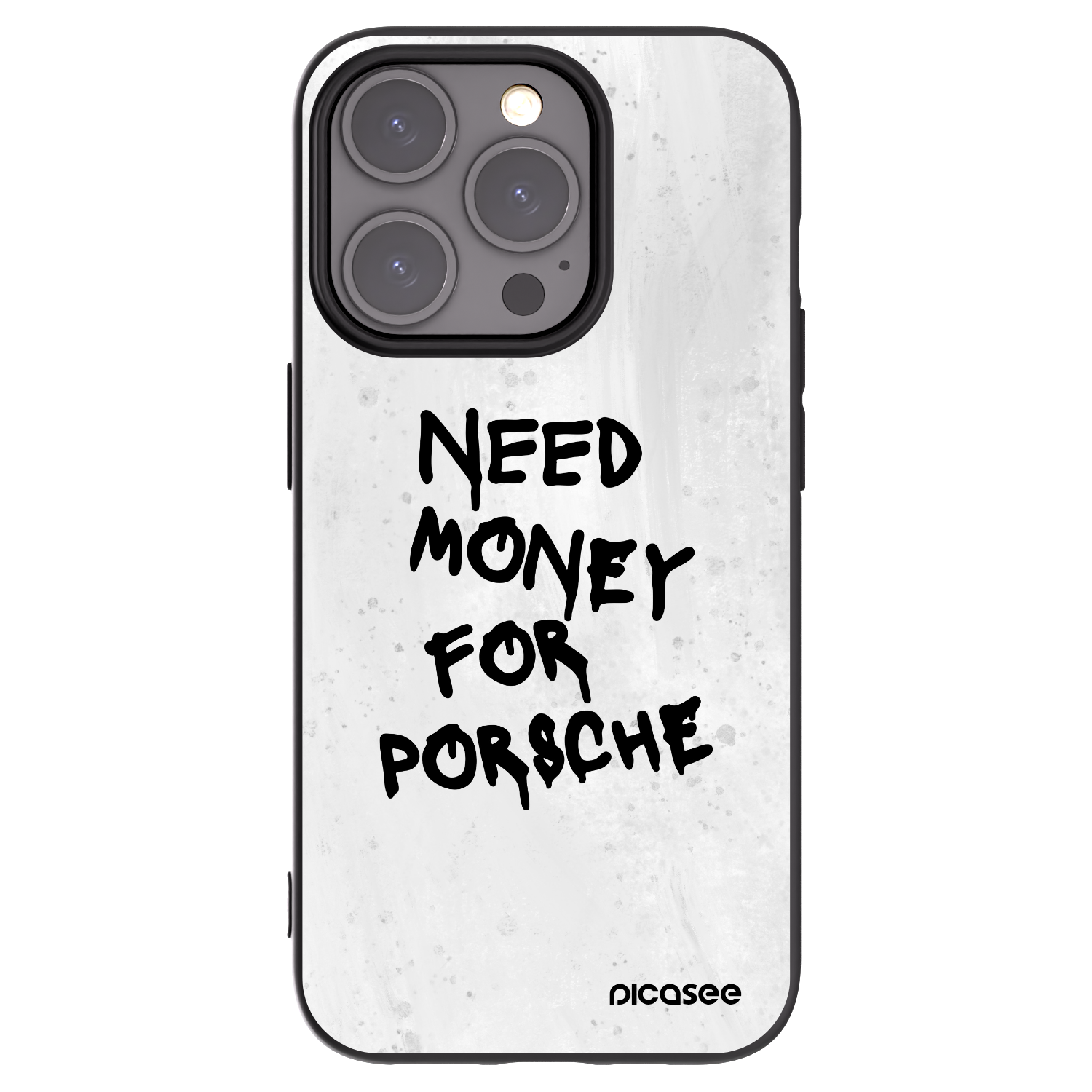 Picasee fekete szilikon tok az alábbi mobiltelefonokra Apple iPhone 15 Pro - White Dollar
