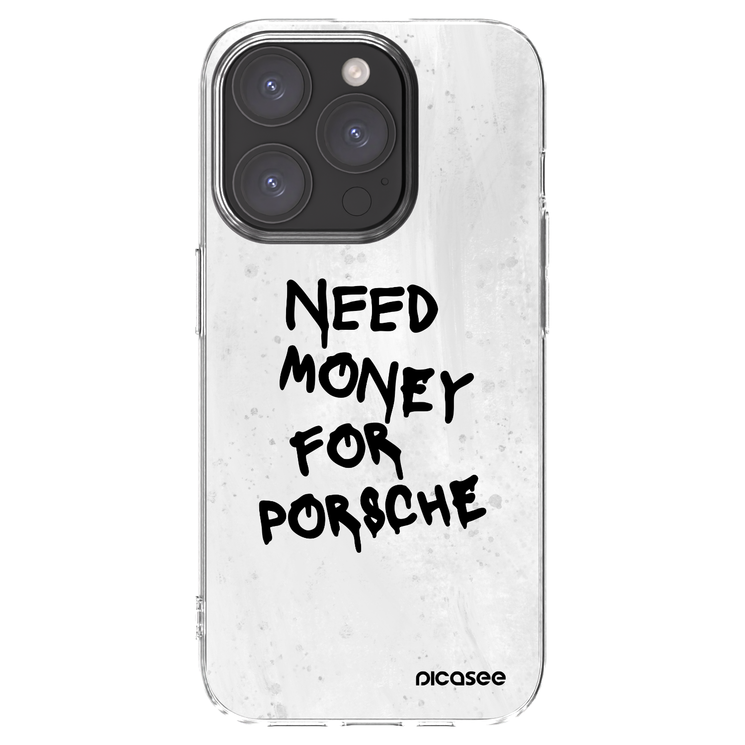 Picasee átlátszó szilikon tok az alábbi mobiltelefonokra Apple iPhone 15 Pro - White Dollar