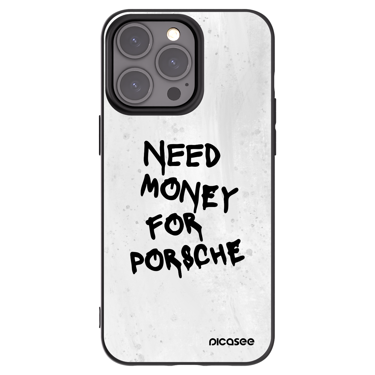 Picasee fekete szilikon tok az alábbi mobiltelefonokra Apple iPhone 15 Pro Max - White Dollar