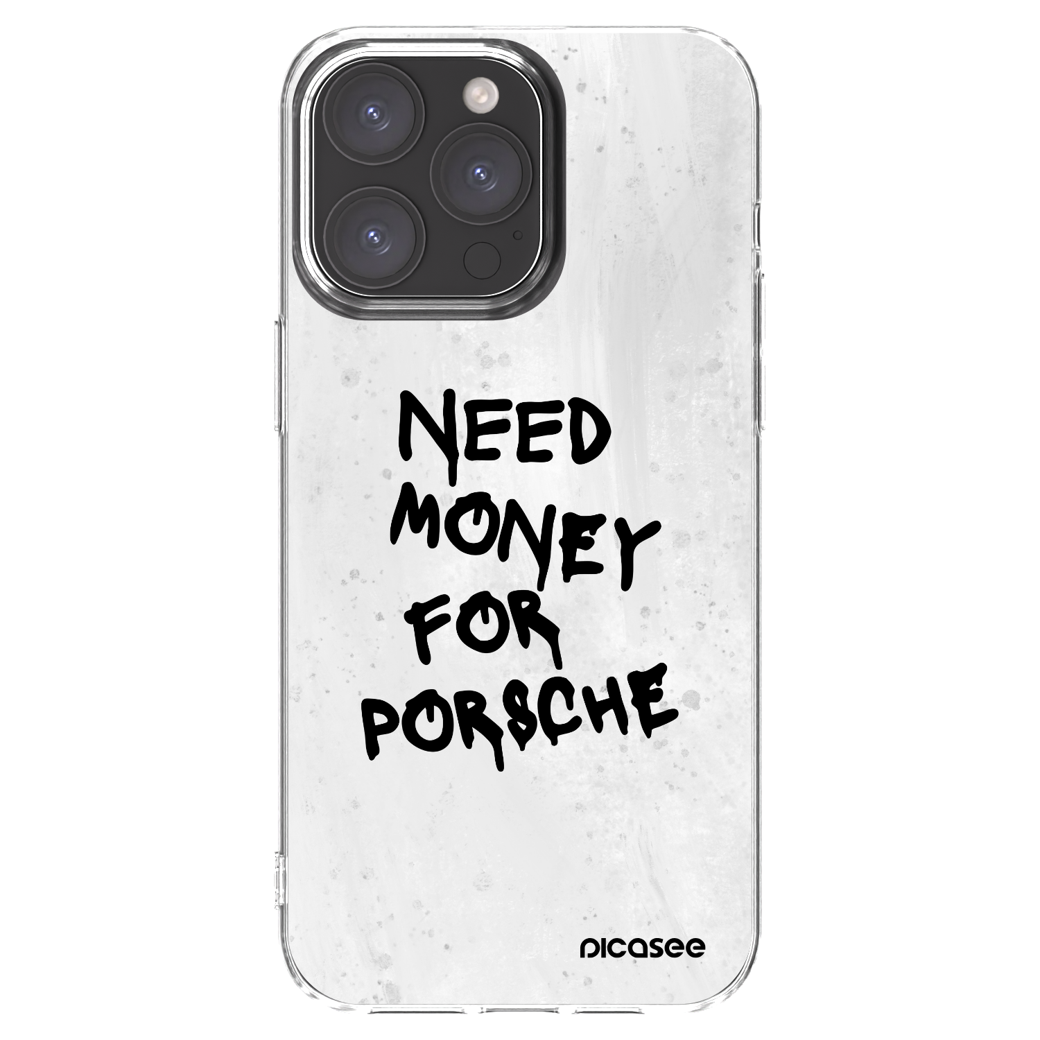 Picasee átlátszó szilikon tok az alábbi mobiltelefonokra Apple iPhone 15 Pro Max - White Dollar