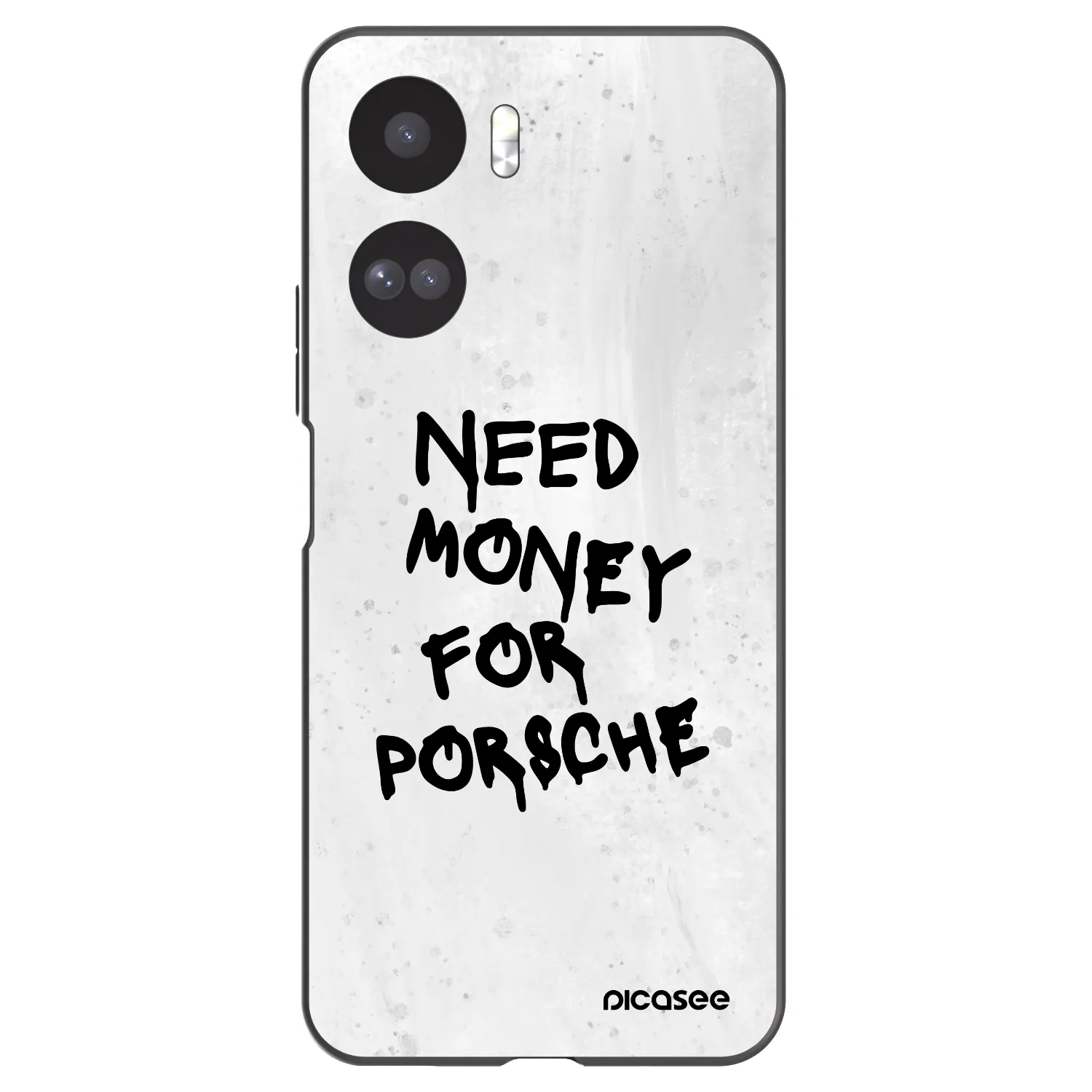 Picasee fekete szilikon tok az alábbi mobiltelefonokra Honor 90 Lite 5G - White Dollar