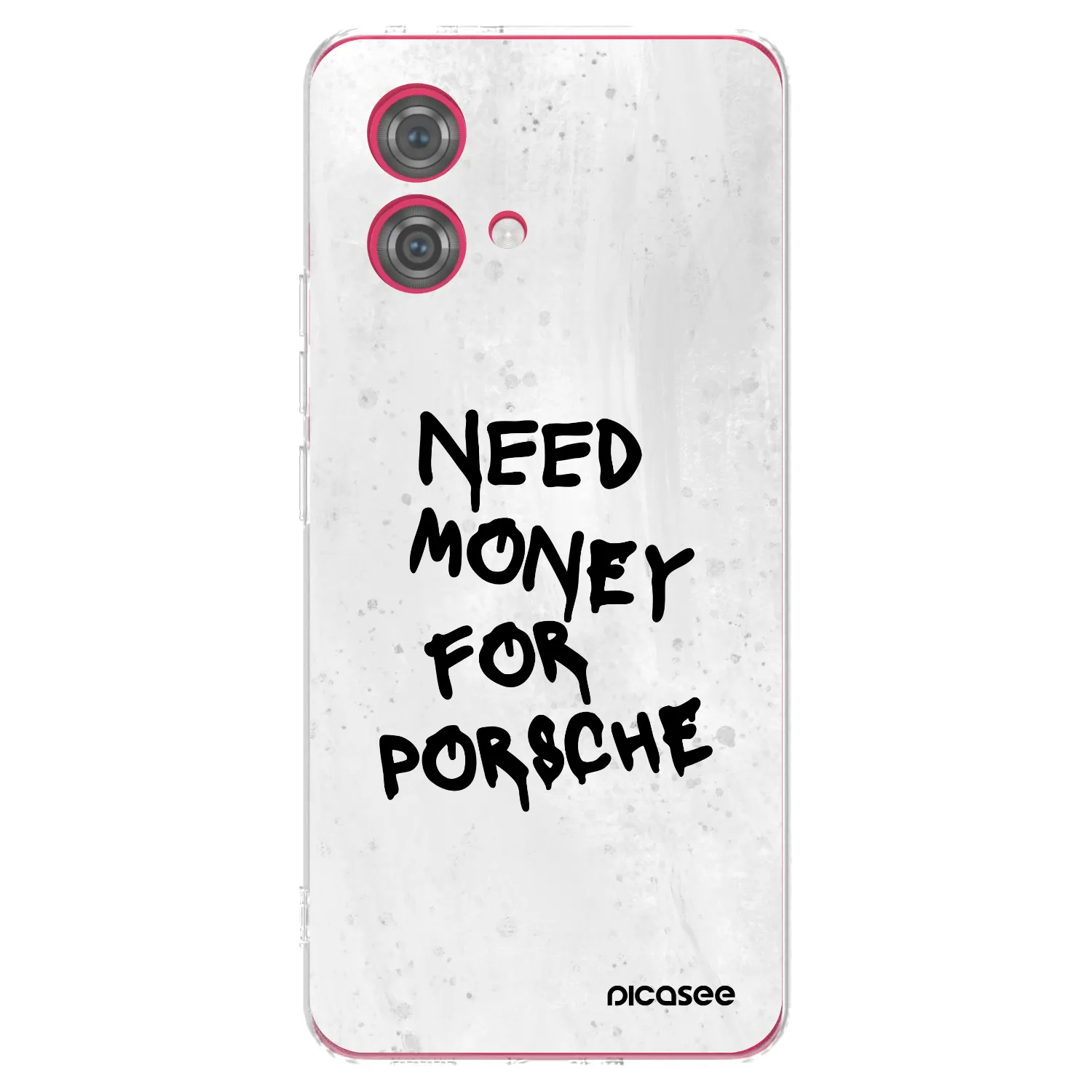Picasee átlátszó szilikon tok az alábbi mobiltelefonokra Motorola Moto G84 5G - White Dollar