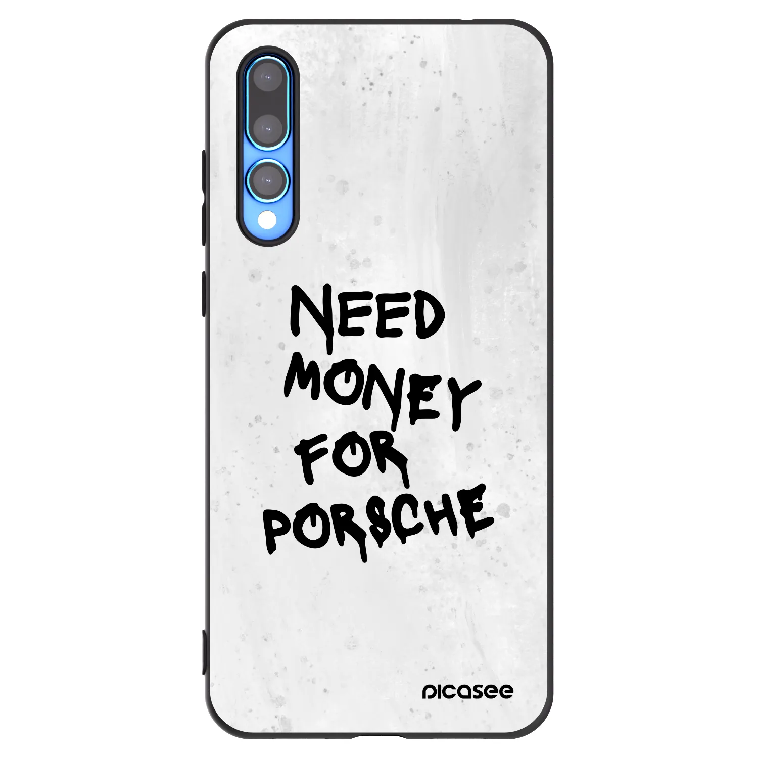 Picasee fekete szilikon tok az alábbi mobiltelefonokra Huawei P20 Pro - White Dollar