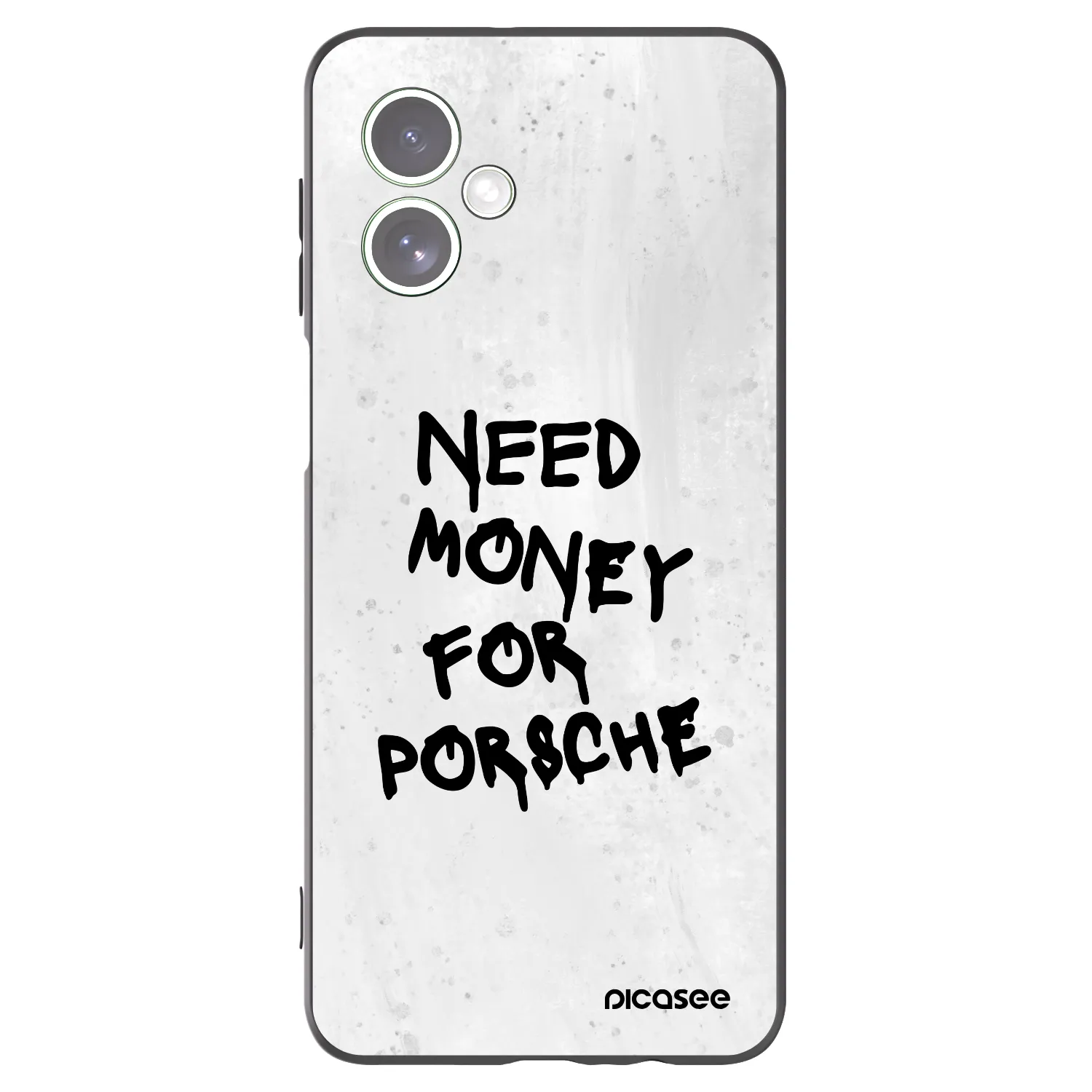 Picasee fekete szilikon tok az alábbi mobiltelefonokra Motorola Moto G54 5G - White Dollar