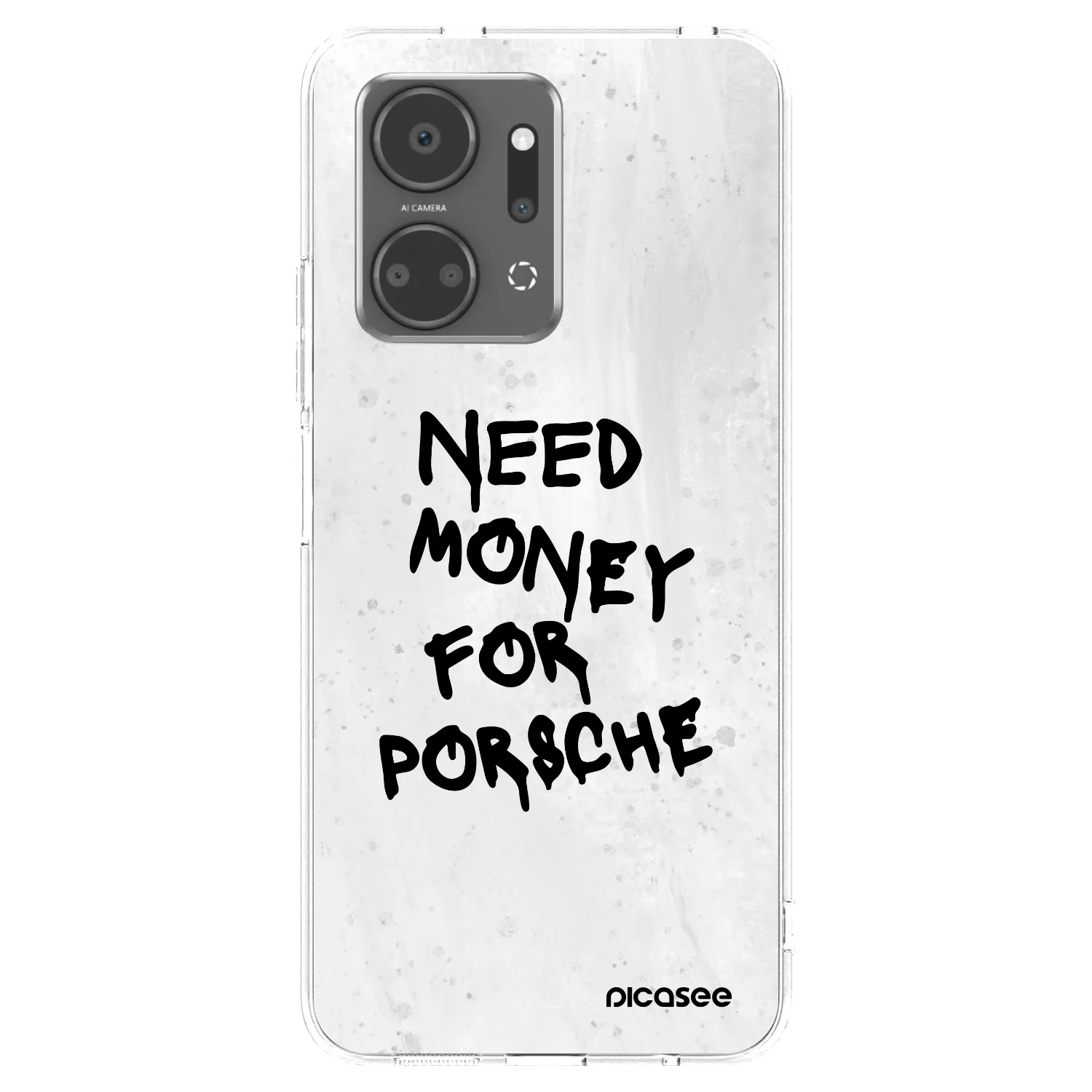 Picasee átlátszó szilikon tok az alábbi mobiltelefonokra Honor X7a - White Dollar