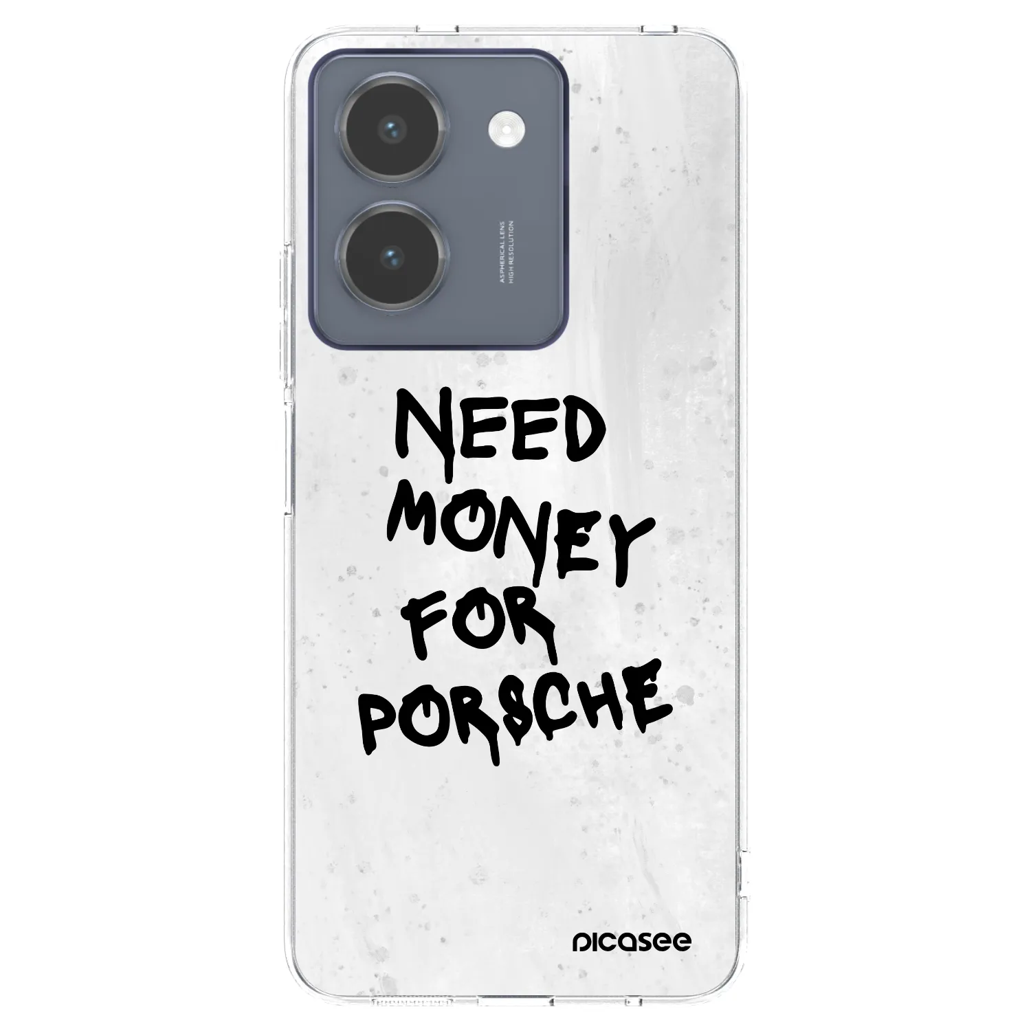 Picasee átlátszó szilikon tok az alábbi mobiltelefonokra Vivo Y36 4G - White Dollar