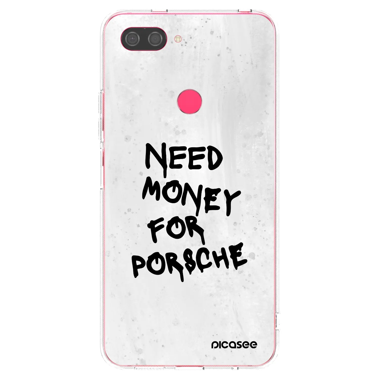 Picasee átlátszó szilikon tok az alábbi mobiltelefonokra Xiaomi Mi 8 Lite - White Dollar