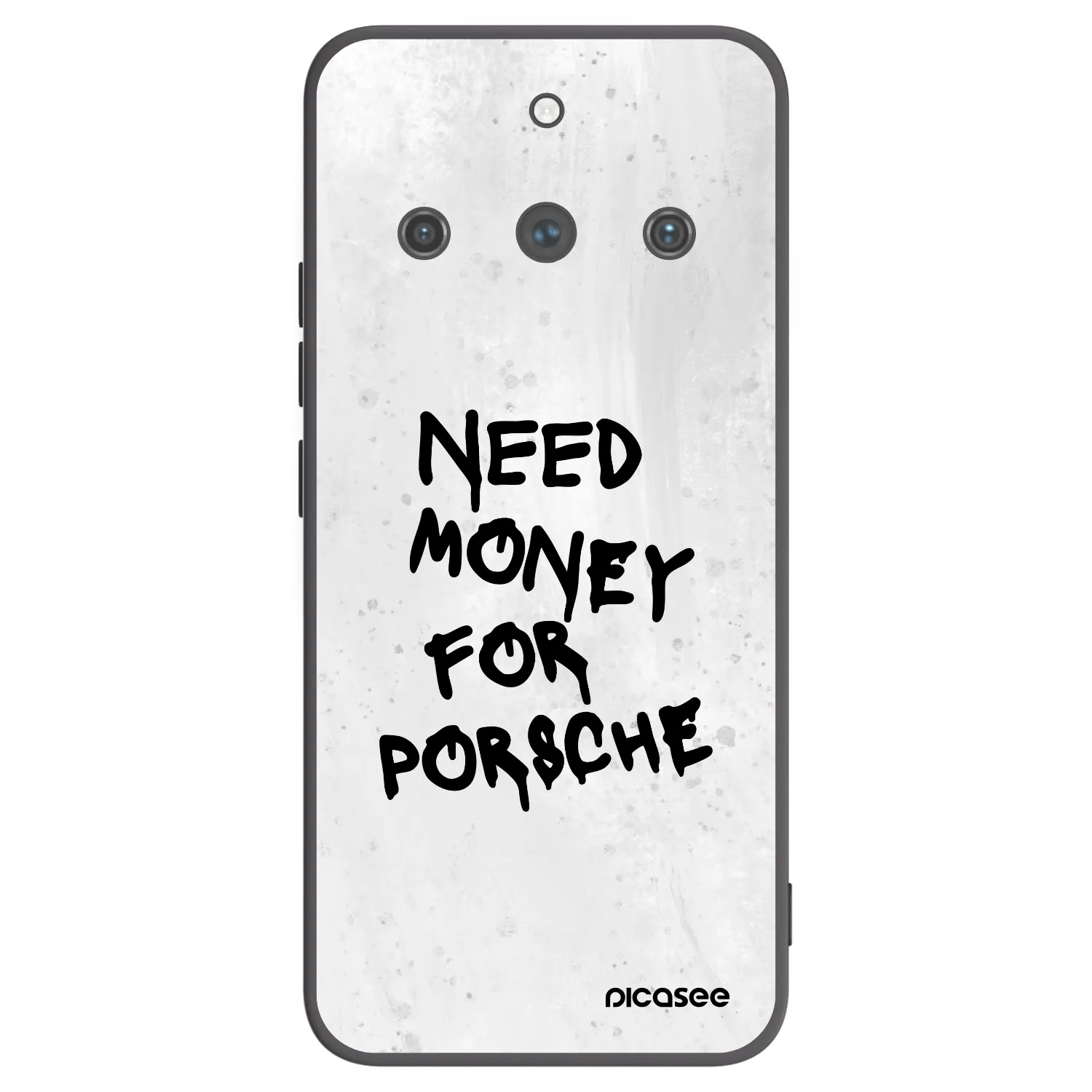Picasee fekete szilikon tok az alábbi mobiltelefonokra Realme 11 Pro+ - White Dollar