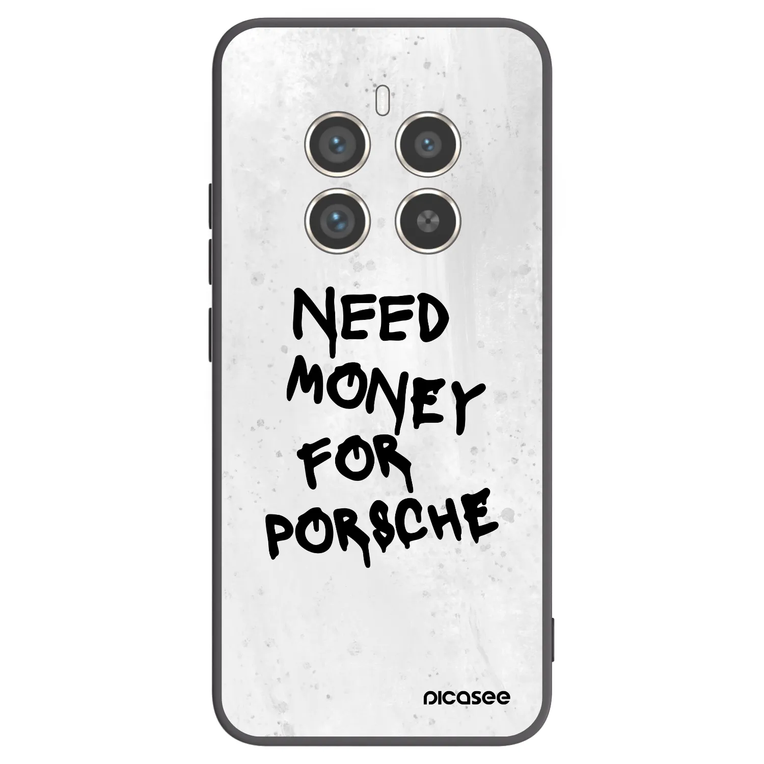 Picasee fekete szilikon tok az alábbi mobiltelefonokra Realme 12 Pro 5G - White Dollar