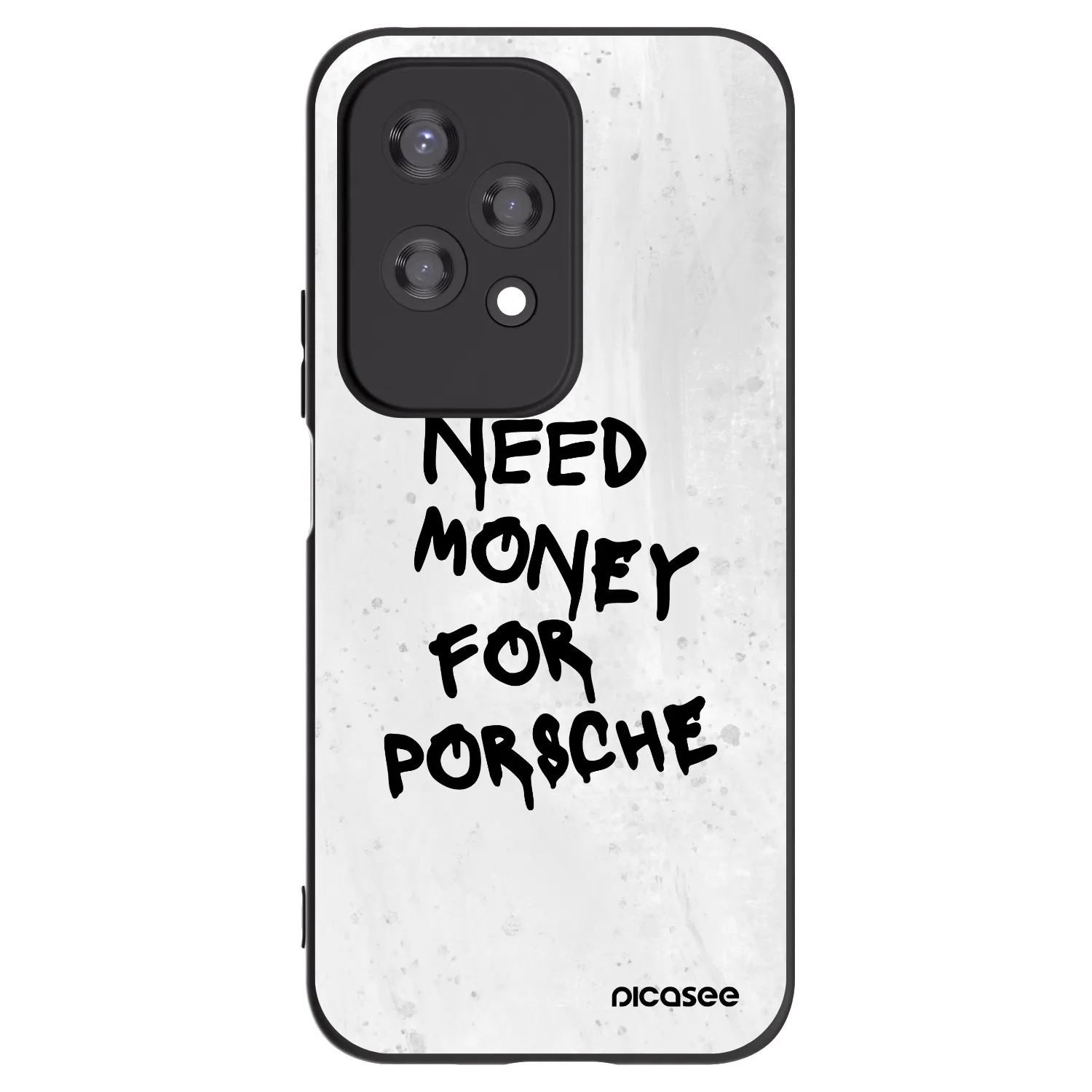Picasee fekete szilikon tok az alábbi mobiltelefonokra Honor 200 Lite - White Dollar