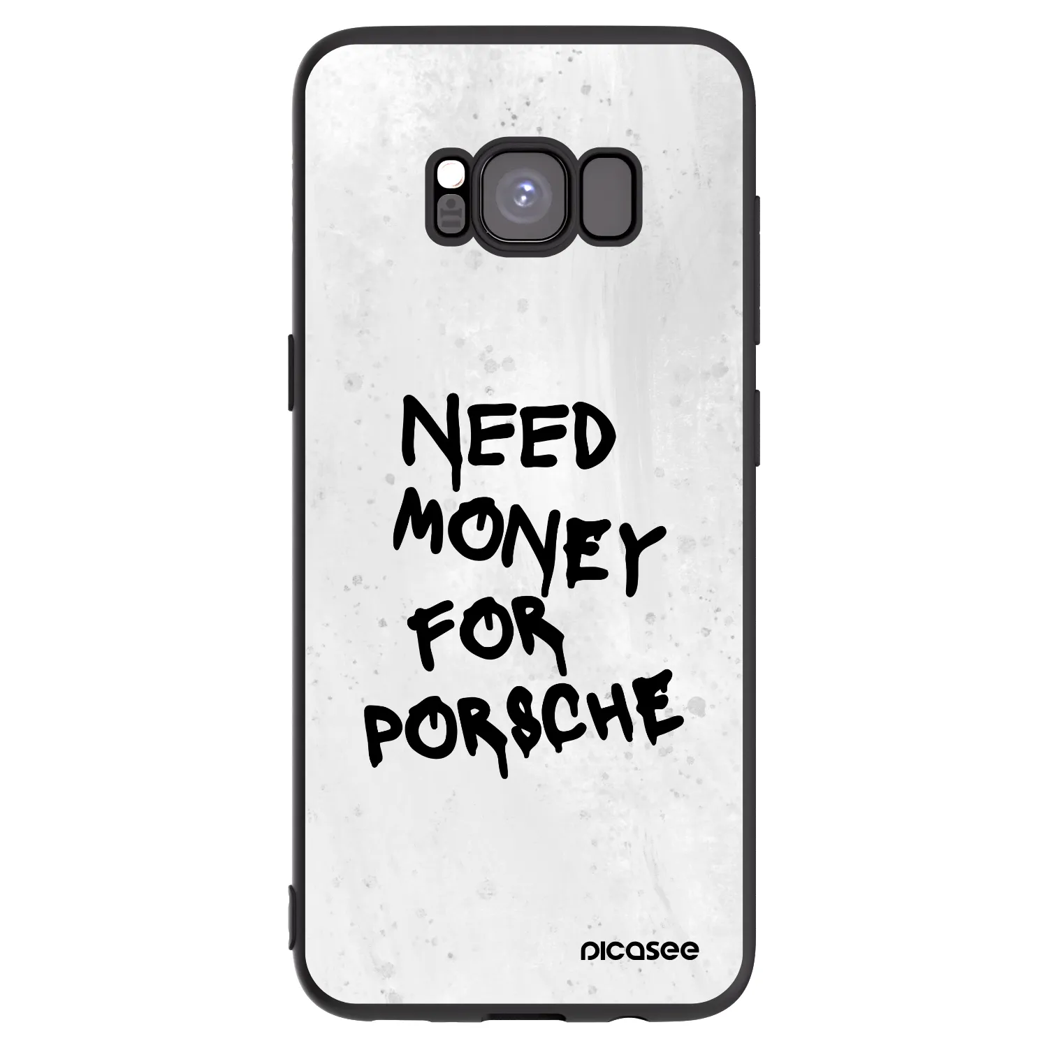 Picasee fekete szilikon tok az alábbi mobiltelefonokra Samsung Galaxy S8 G950F - White Dollar