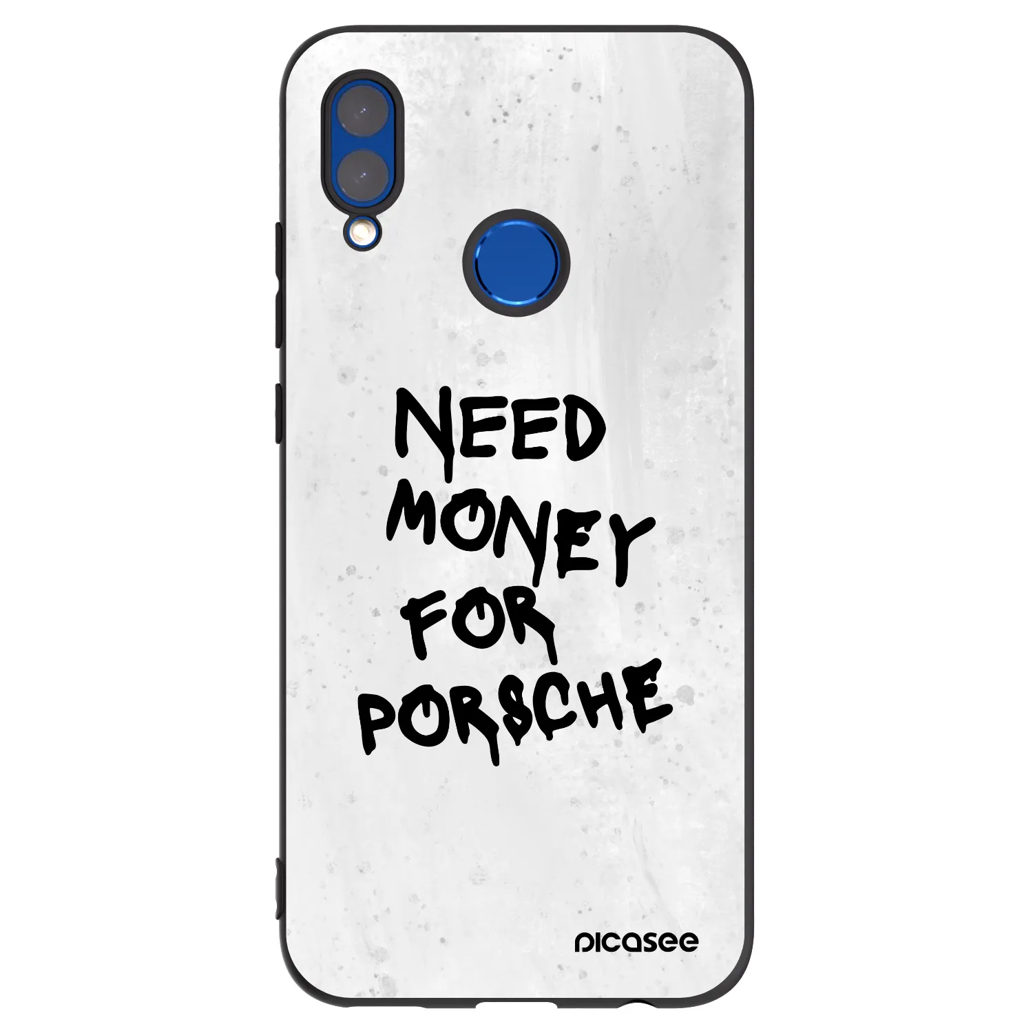 Picasee fekete szilikon tok az alábbi mobiltelefonokra Huawei P Smart 2019 - White Dollar