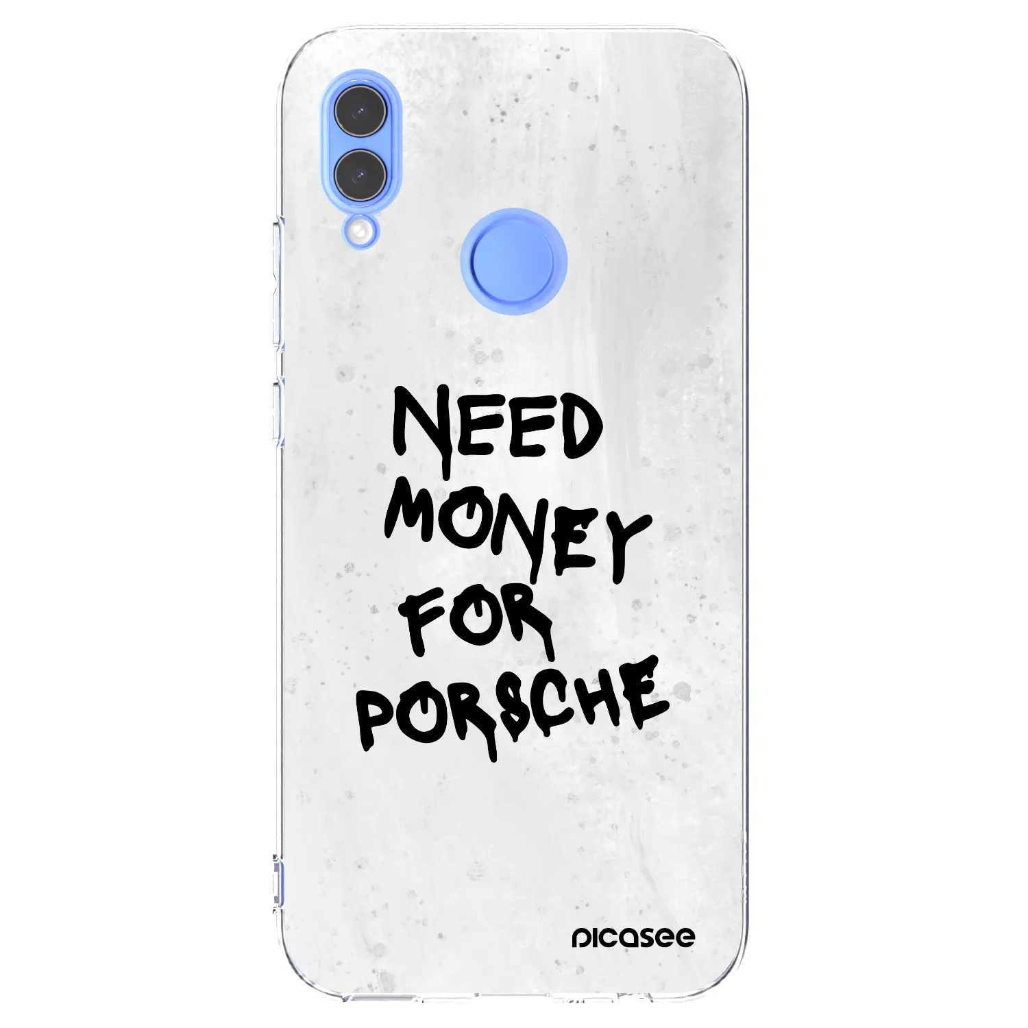 Picasee átlátszó szilikon tok az alábbi mobiltelefonokra Huawei P Smart 2019 - White Dollar