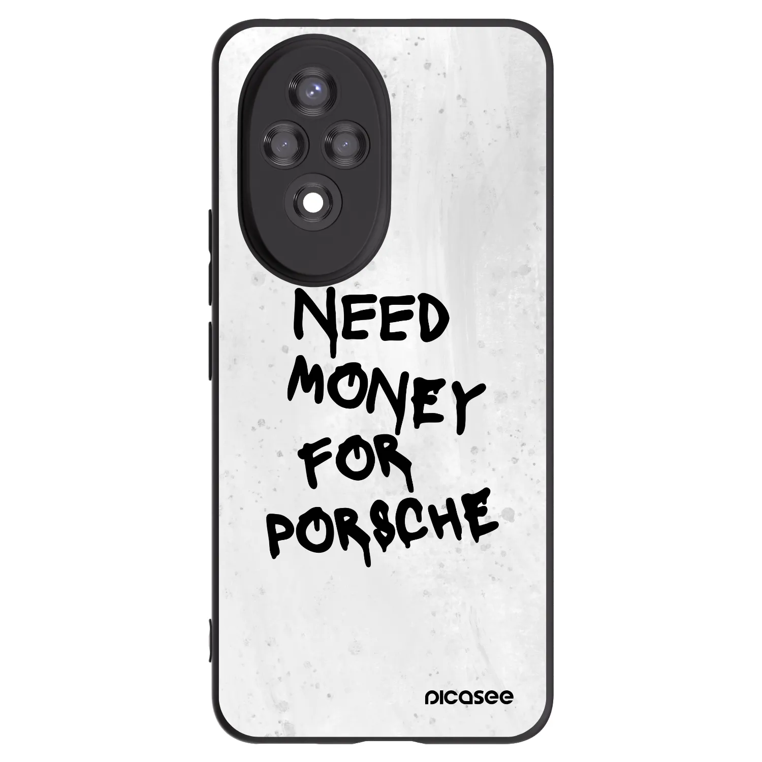 Picasee fekete szilikon tok az alábbi mobiltelefonokra Honor 200 5G - White Dollar