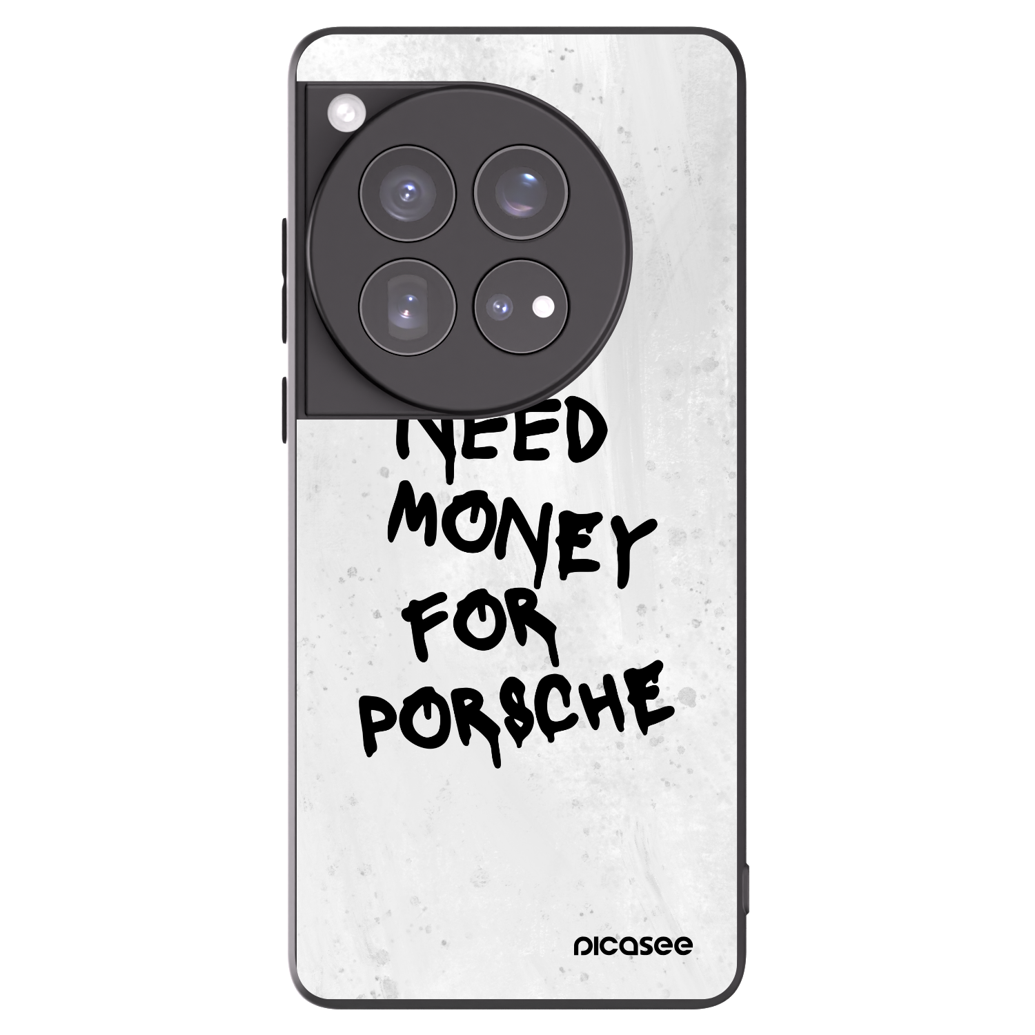 Picasee fekete szilikon tok az alábbi mobiltelefonokra OnePlus 12 5G - White Dollar