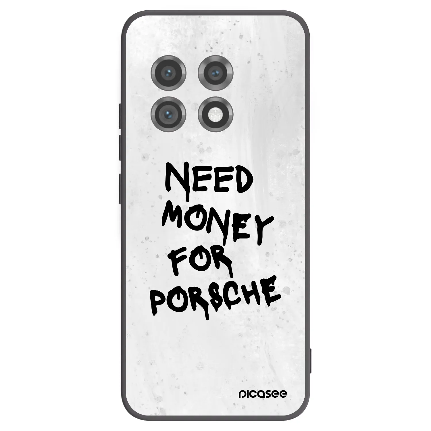 Picasee fekete szilikon tok az alábbi mobiltelefonokra OnePlus 11 5G - White Dollar