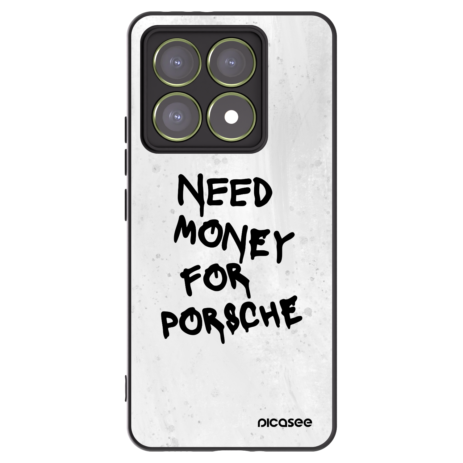 Picasee fekete szilikon tok az alábbi mobiltelefonokra Xiaomi 14T - White Dollar