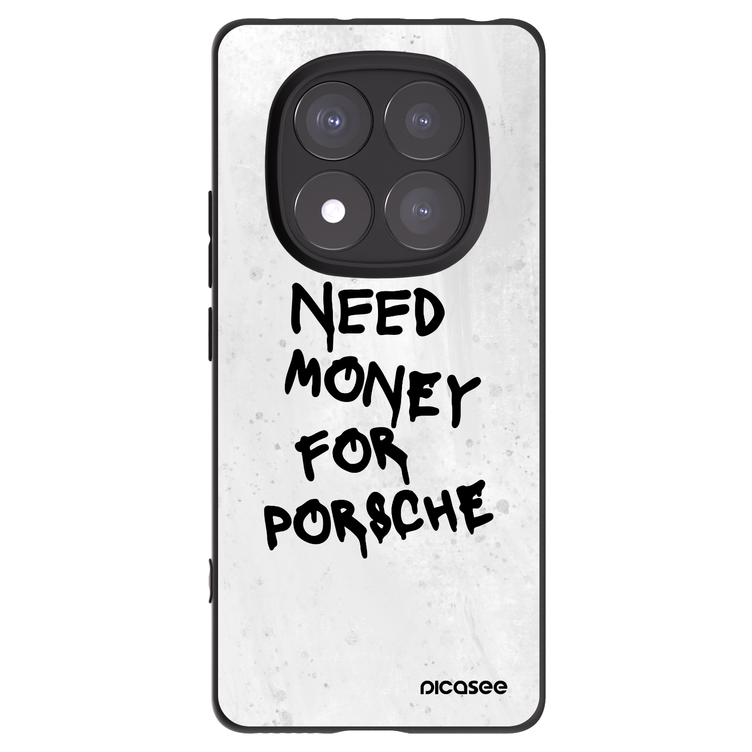 Picasee fekete szilikon tok az alábbi mobiltelefonokra Xiaomi Redmi Note 14 Pro 5G - White Dollar