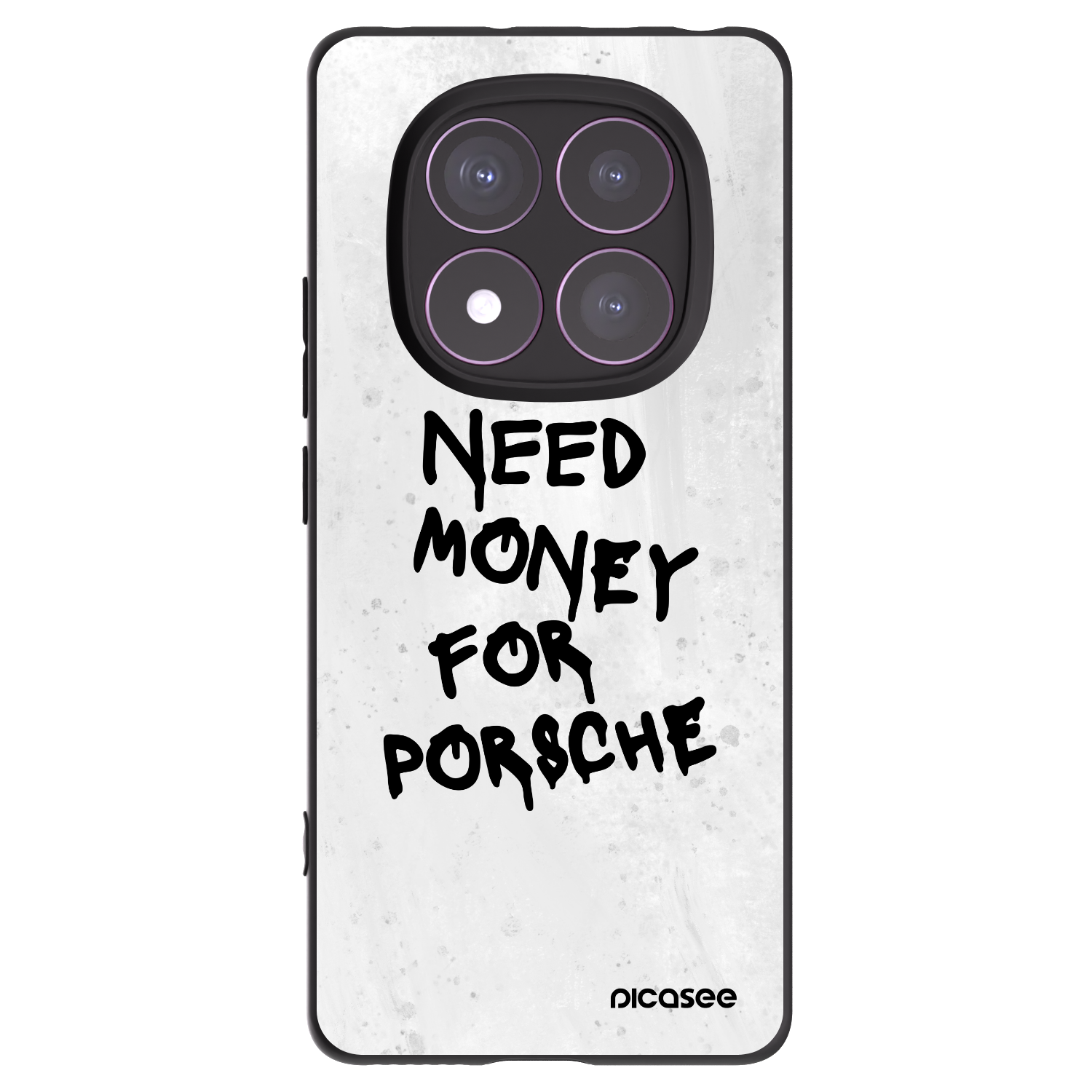 Picasee fekete szilikon tok az alábbi mobiltelefonokra Xiaomi Redmi Note 14 Pro 4G - White Dollar