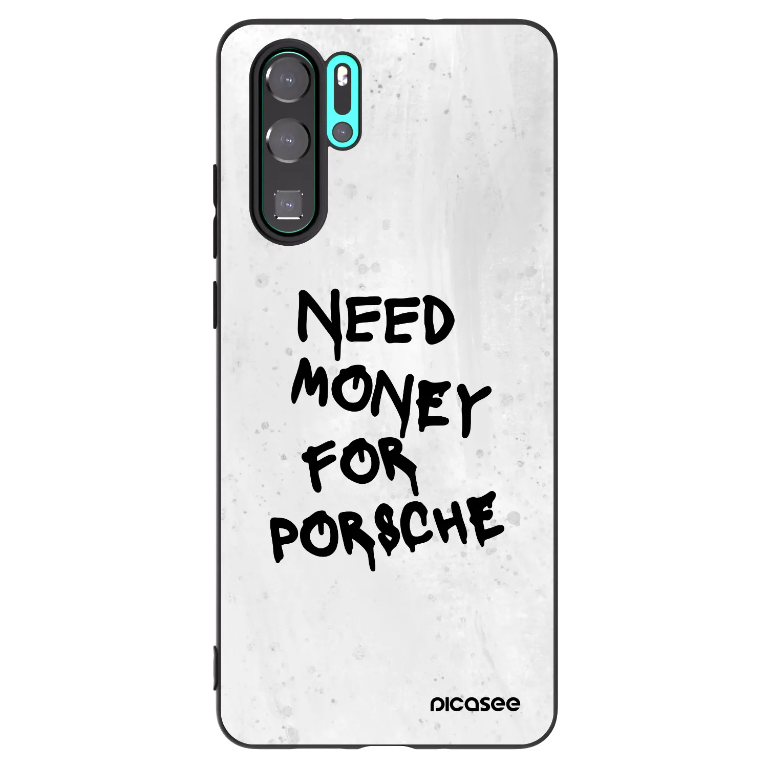Picasee fekete szilikon tok az alábbi mobiltelefonokra Huawei P30 Pro - White Dollar