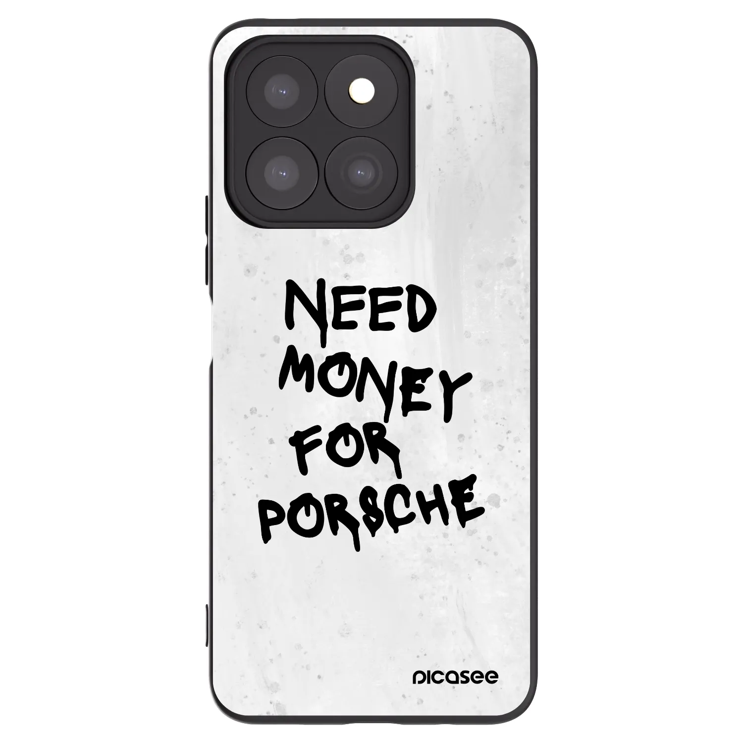 Picasee fekete szilikon tok az alábbi mobiltelefonokra Honor X8c - White Dollar