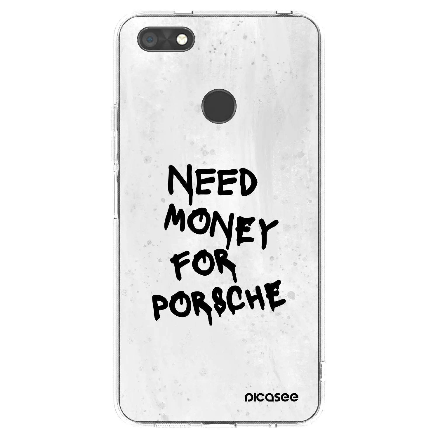 Picasee átlátszó szilikon tok az alábbi mobiltelefonokra Huawei P9 Lite Mini - White Dollar