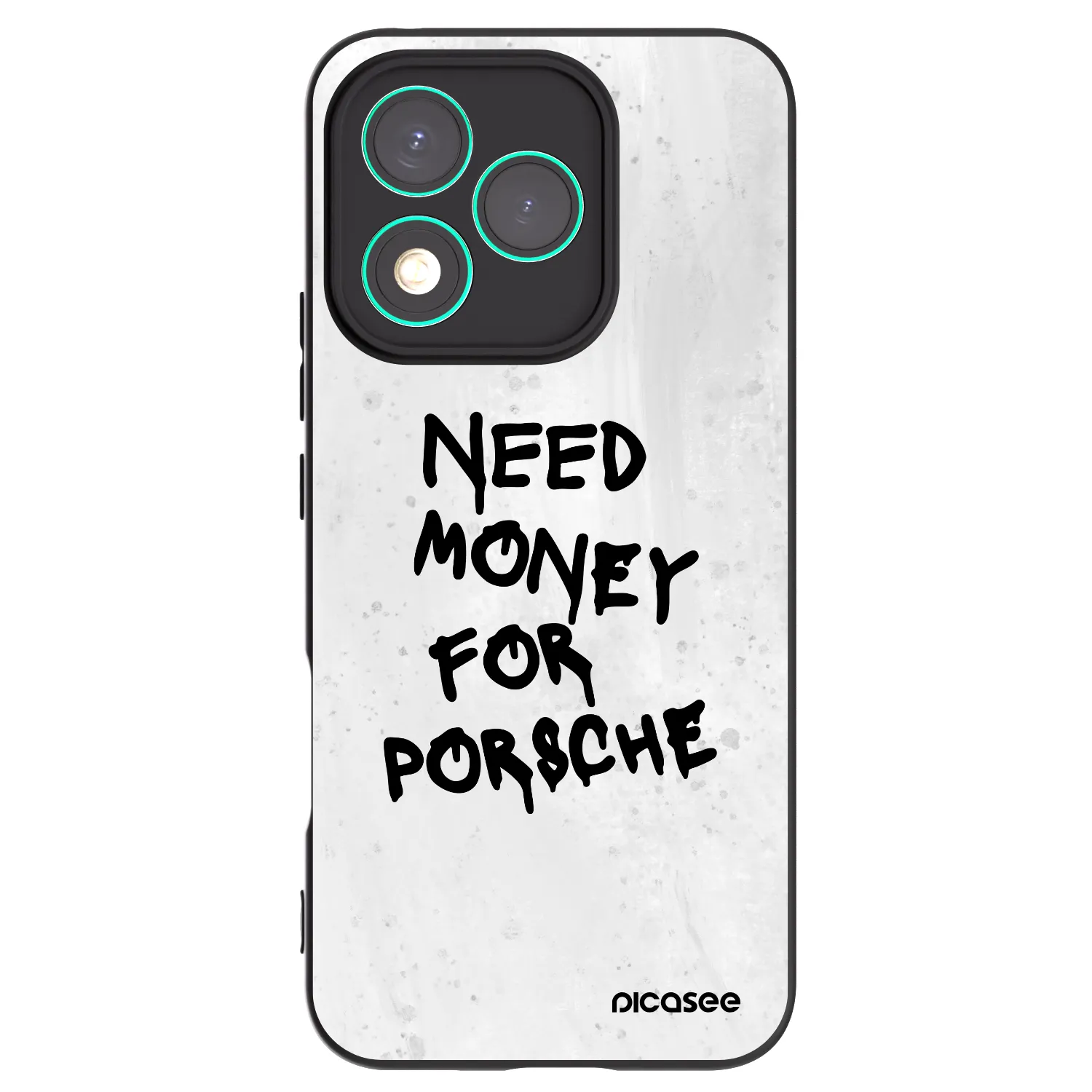 Picasee fekete szilikon tok az alábbi mobiltelefonokra Honor 400 Lite 5G - White Dollar