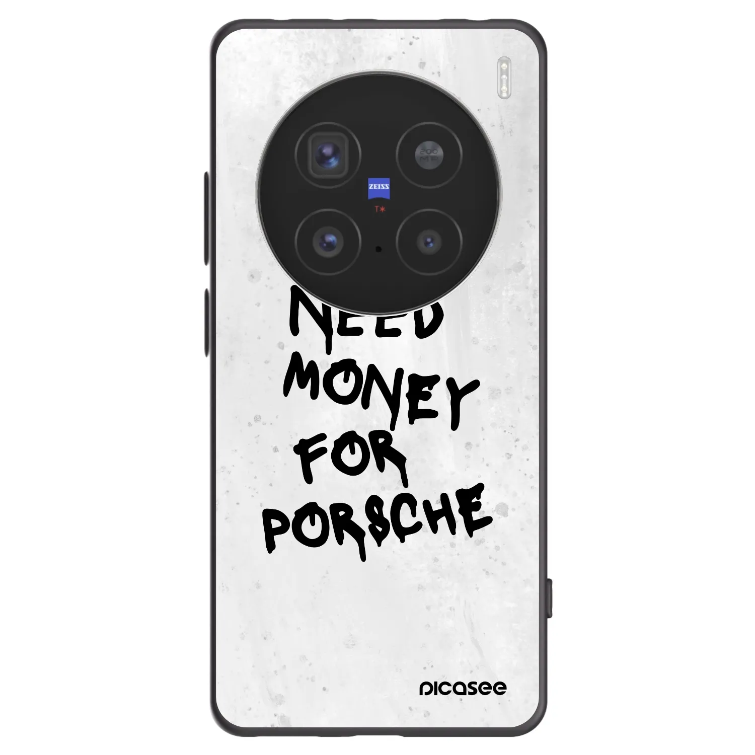 Picasee fekete szilikon tok az alábbi mobiltelefonokra Vivo X200 Pro - White Dollar