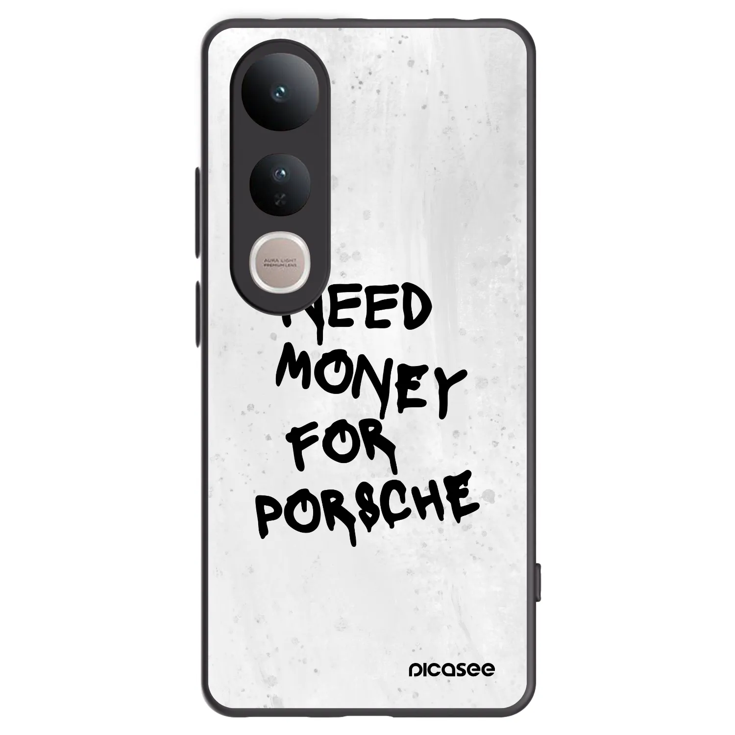 Picasee fekete szilikon tok az alábbi mobiltelefonokra Vivo V50 Lite 5G - White Dollar
