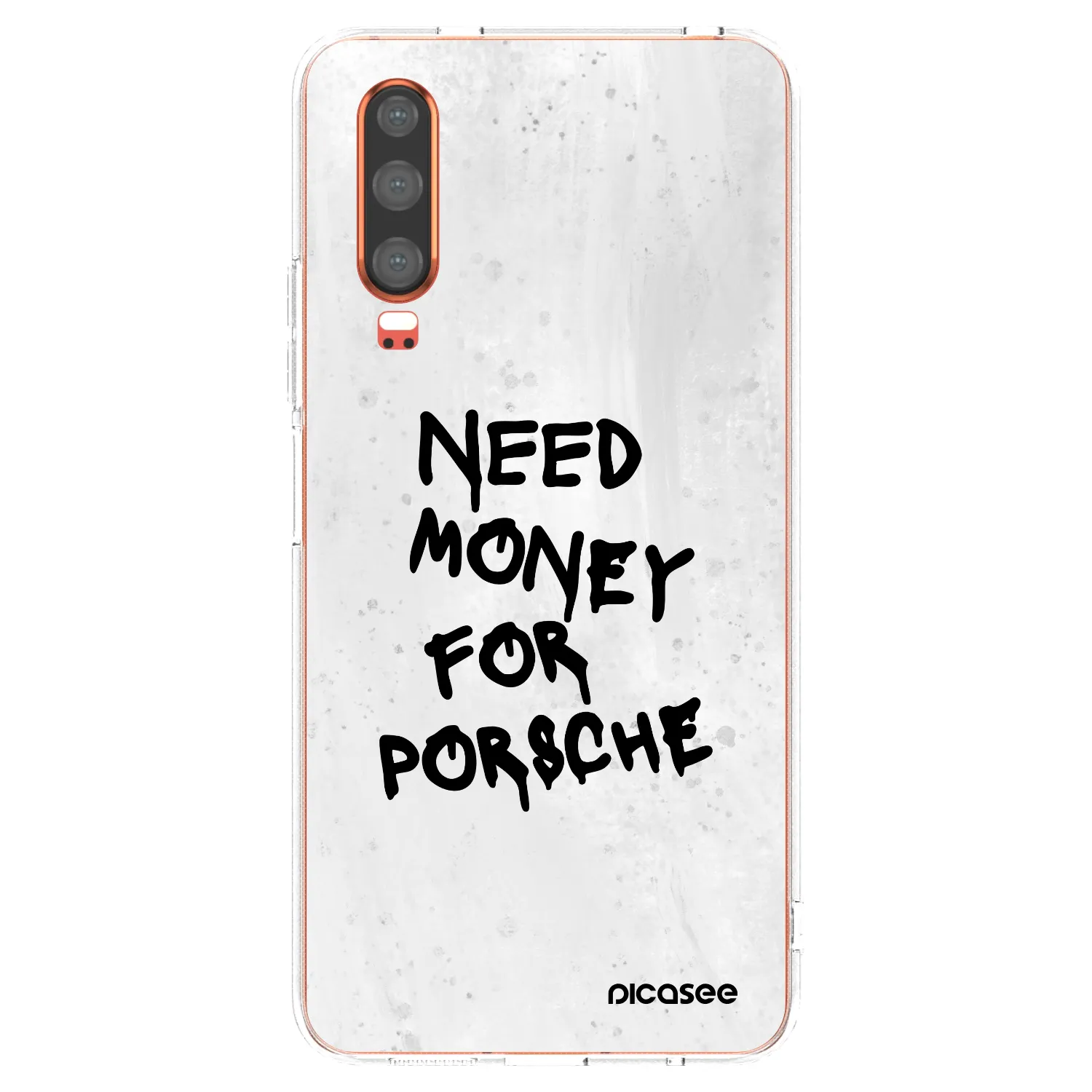 Picasee átlátszó szilikon tok az alábbi mobiltelefonokra Huawei P30 - White Dollar