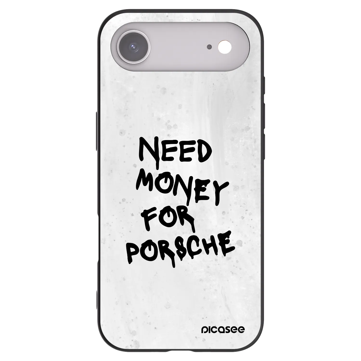 Picasee fekete szilikon tok az alábbi mobiltelefonokra Apple iPhone Air - White Dollar