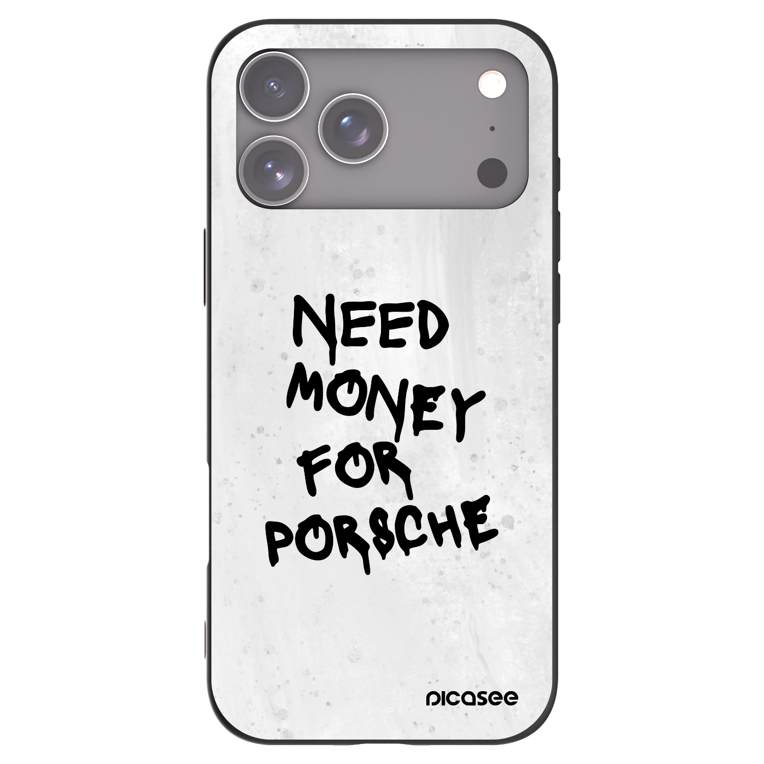 Picasee fekete szilikon tok az alábbi mobiltelefonokra Apple iPhone 17 Pro Max - White Dollar