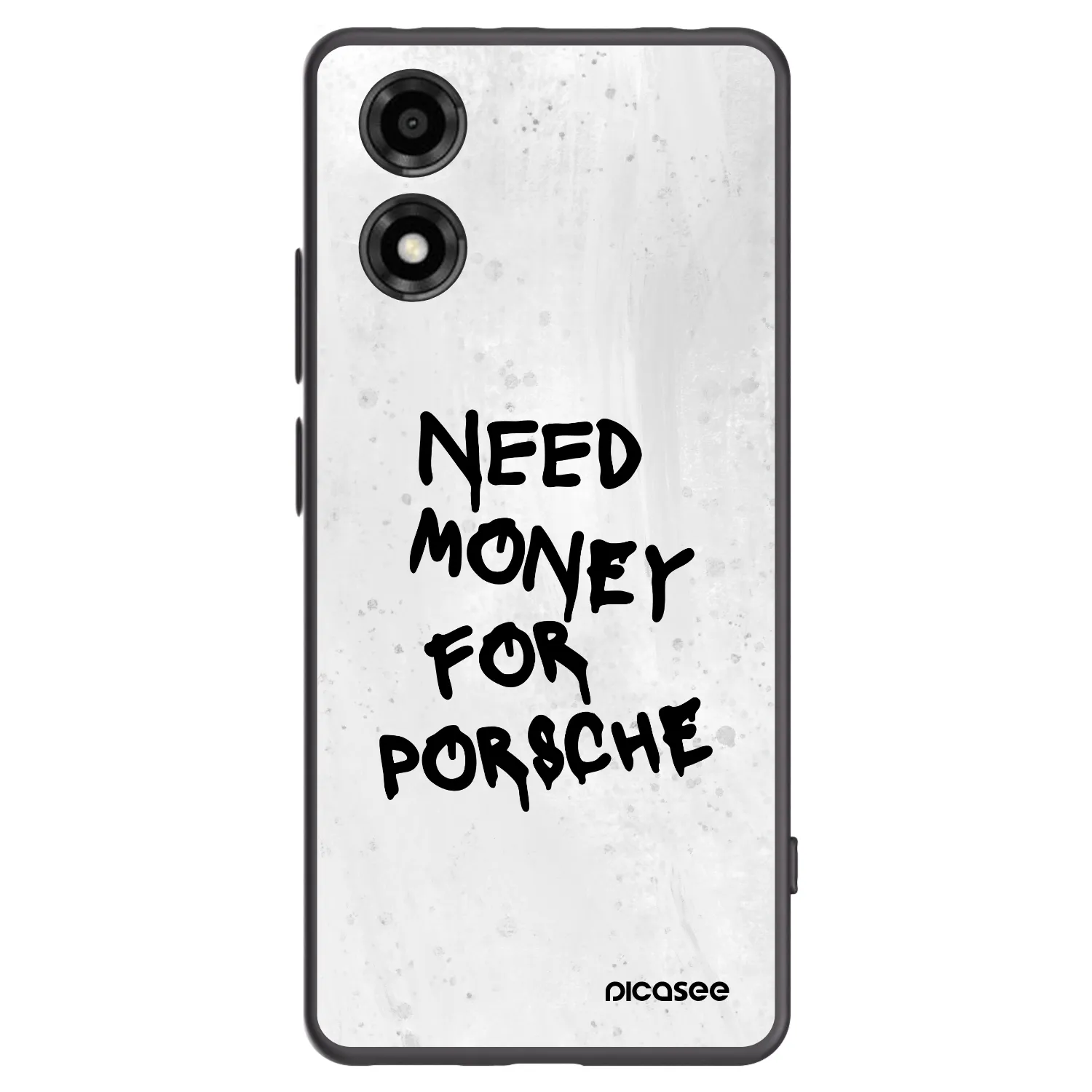 Picasee fekete szilikon tok az alábbi mobiltelefonokra Motorola Moto E14 - White Dollar