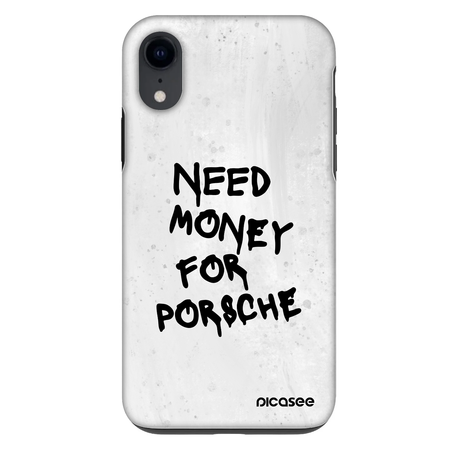 Picasee Fashion Case Apple iPhone XR - White Dollar