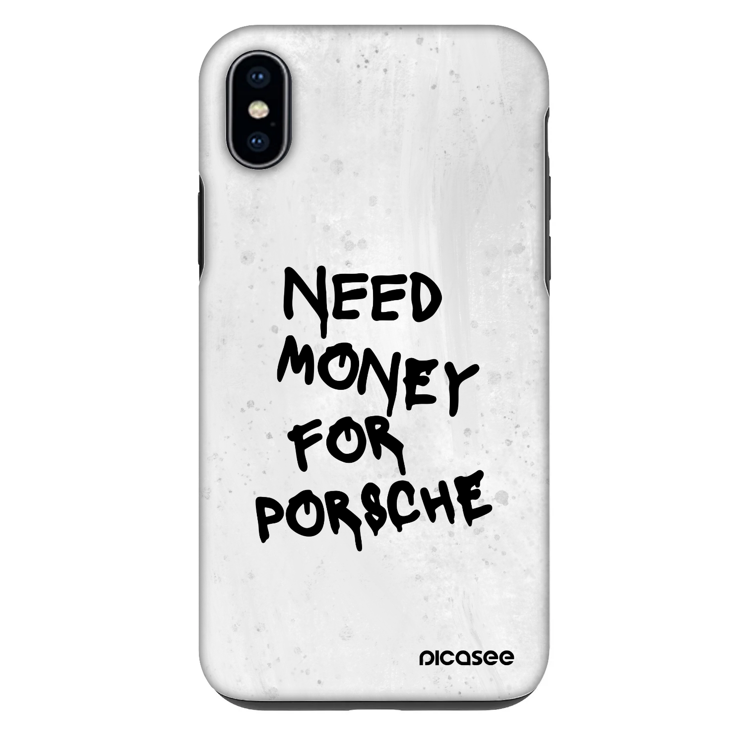 Picasee Fashion Case Apple iPhone XS Max - White Dollar