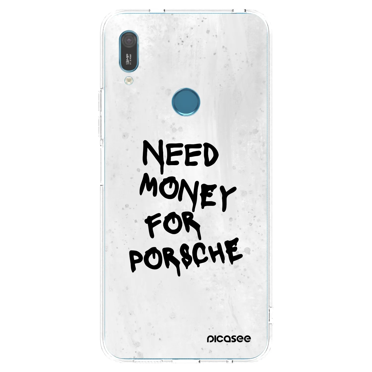 Picasee átlátszó szilikon tok az alábbi mobiltelefonokra Huawei Y6 2019 - White Dollar