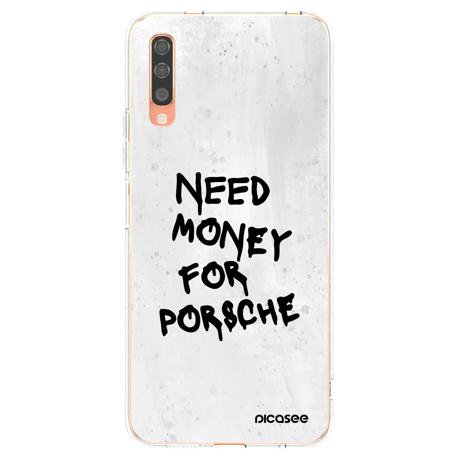 Picasee átlátszó szilikon tok az alábbi mobiltelefonokra Samsung Galaxy A70 A705F - White Dollar