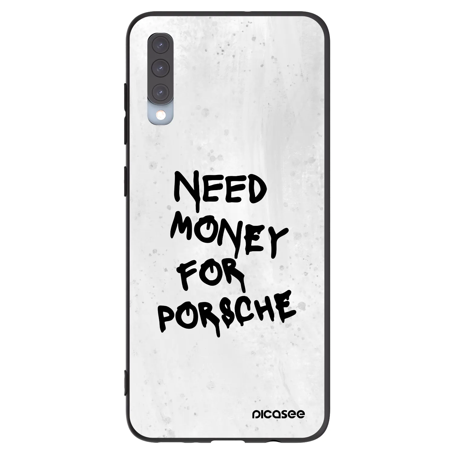 Picasee fekete szilikon tok az alábbi mobiltelefonokra Samsung Galaxy A70 A705F - White Dollar