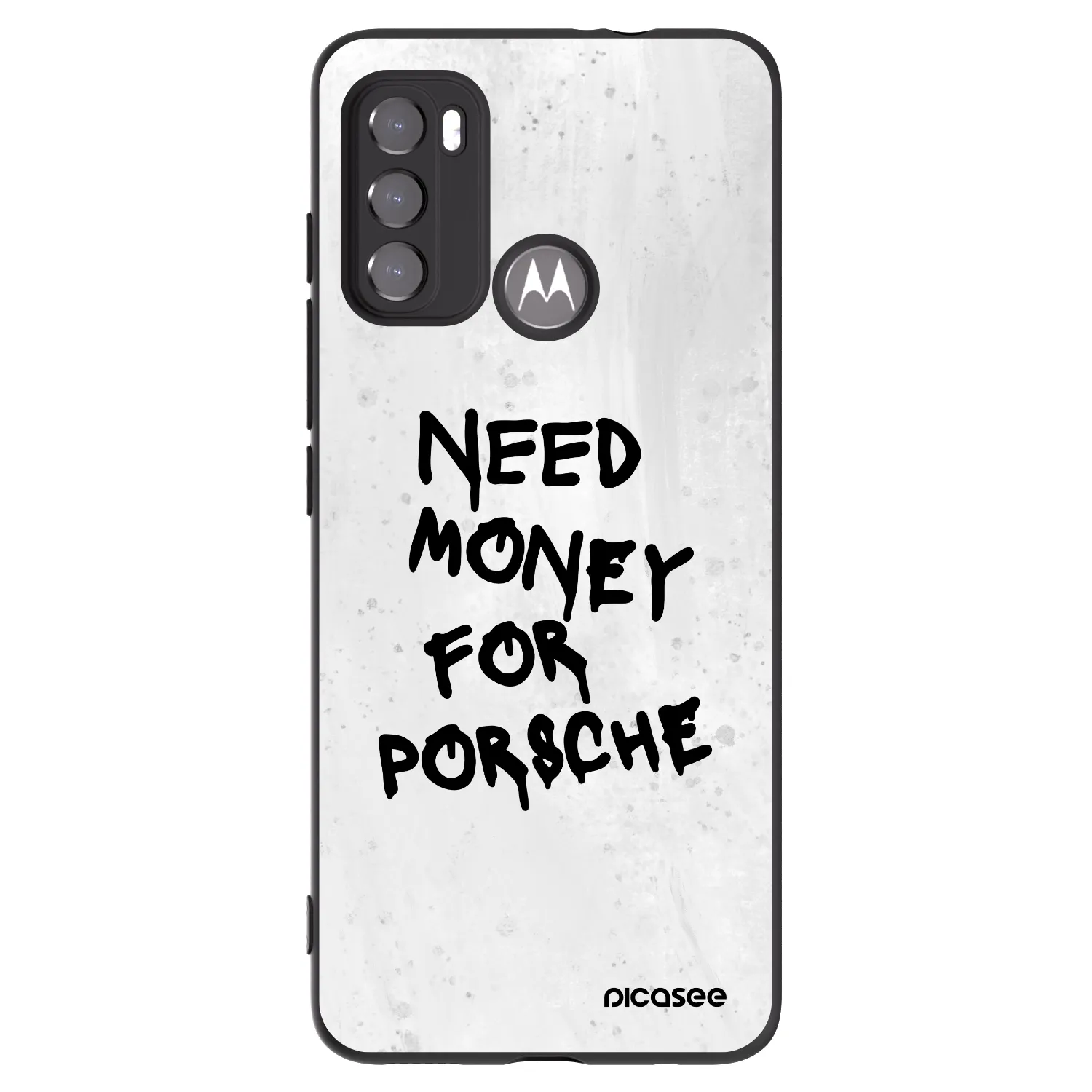 Picasee fekete szilikon tok az alábbi mobiltelefonokra Motorola Edge 60 5G - White Dollar