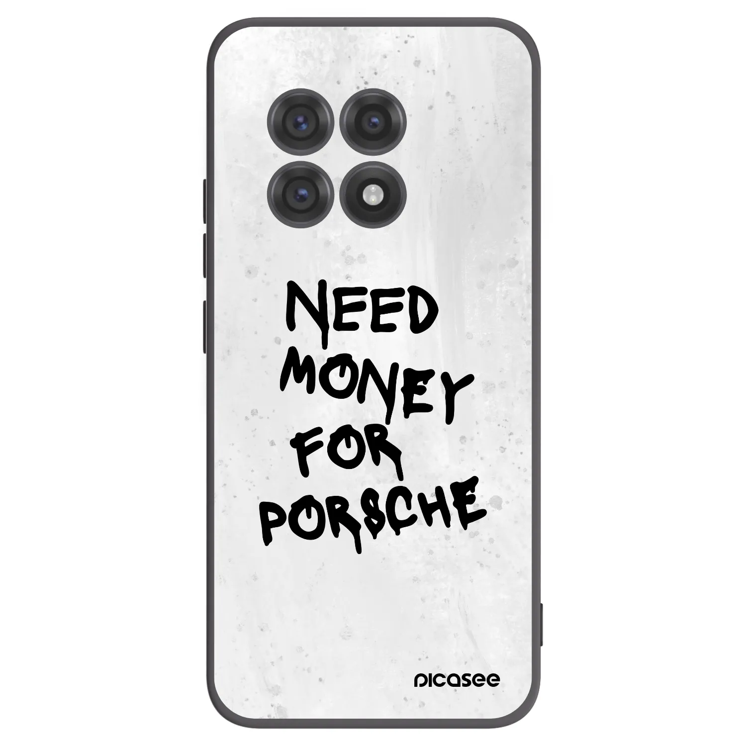 Picasee fekete szilikon tok az alábbi mobiltelefonokra OnePlus 13R 5G - White Dollar