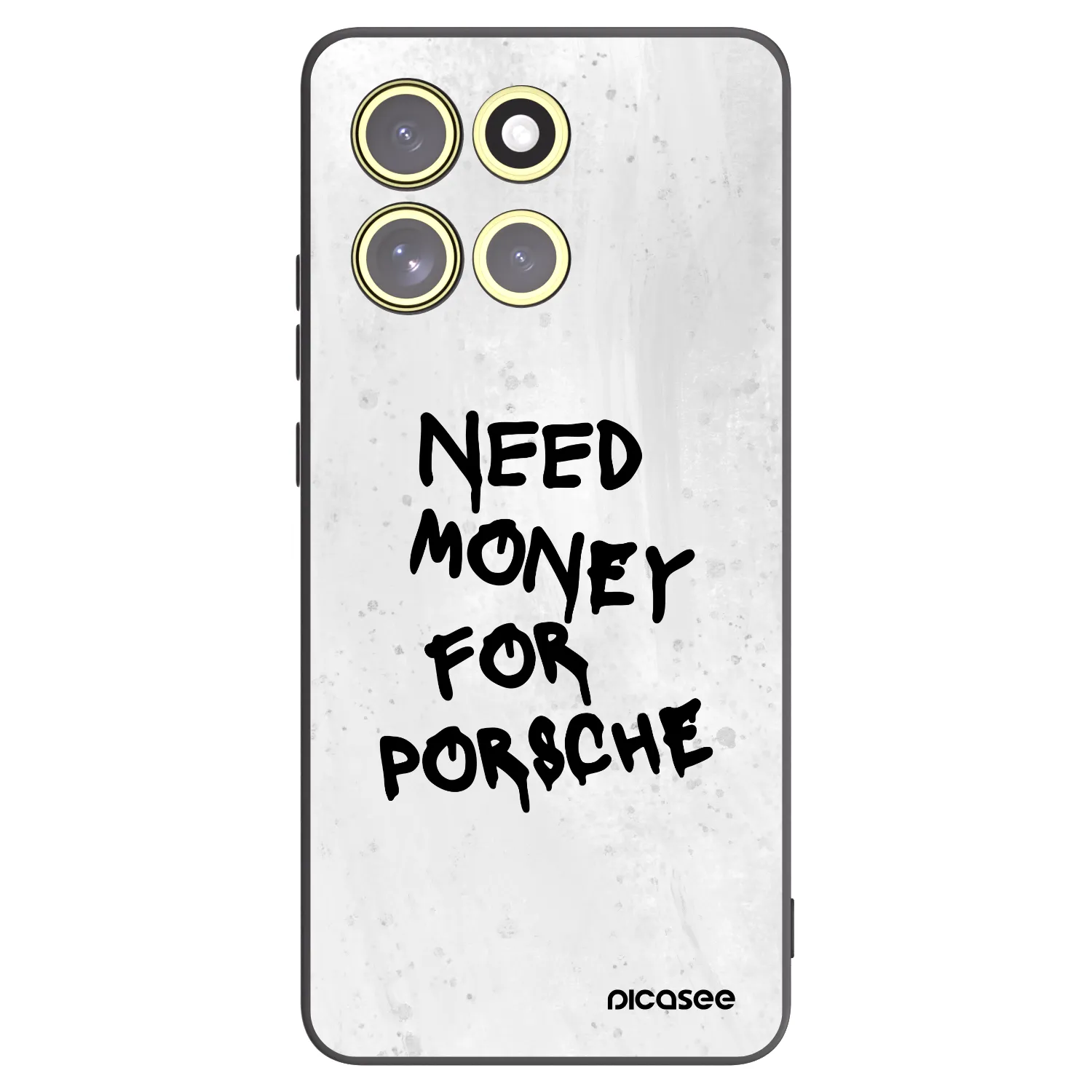 Picasee fekete szilikon tok az alábbi mobiltelefonokra Motorola Moto G86 5G - White Dollar