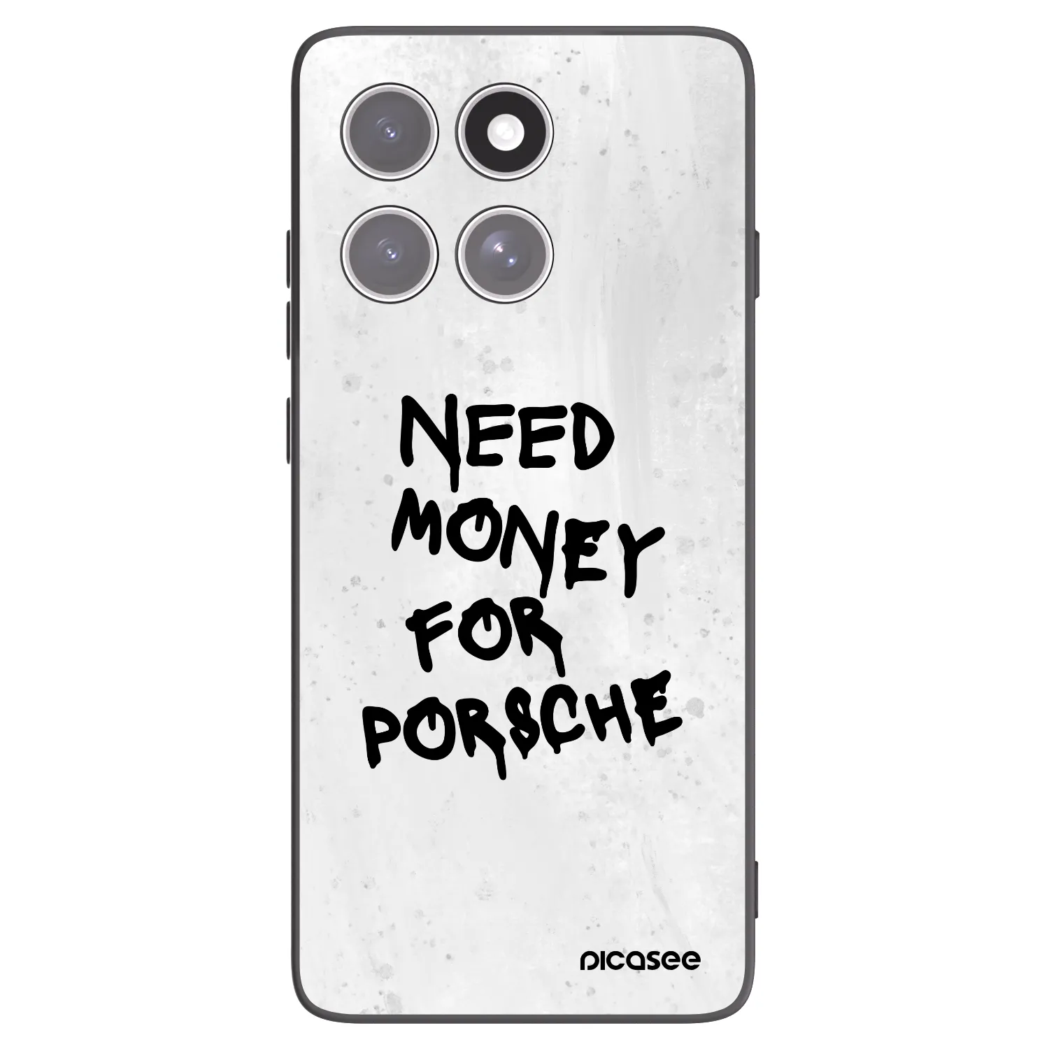 Picasee fekete szilikon tok az alábbi mobiltelefonokra Motorola Edge 60 Fusion - White Dollar