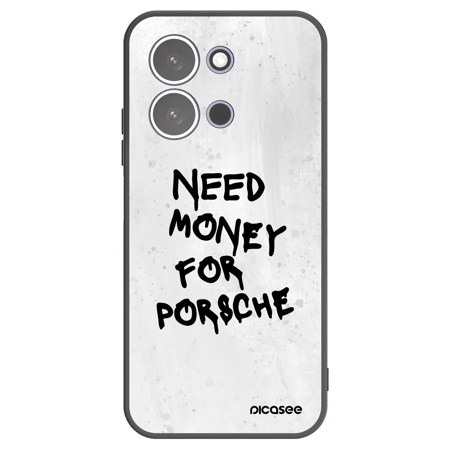 Picasee fekete szilikon tok az alábbi mobiltelefonokra Xiaomi Redmi 15C 5G - White Dollar