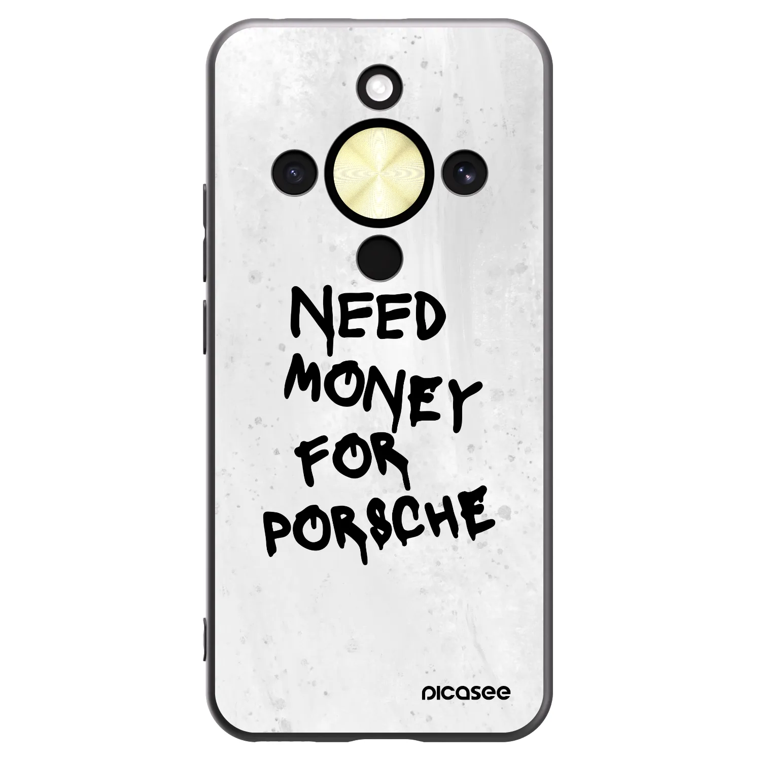 Picasee fekete szilikon tok az alábbi mobiltelefonokra Honor Magic8 Lite 5G - White Dollar