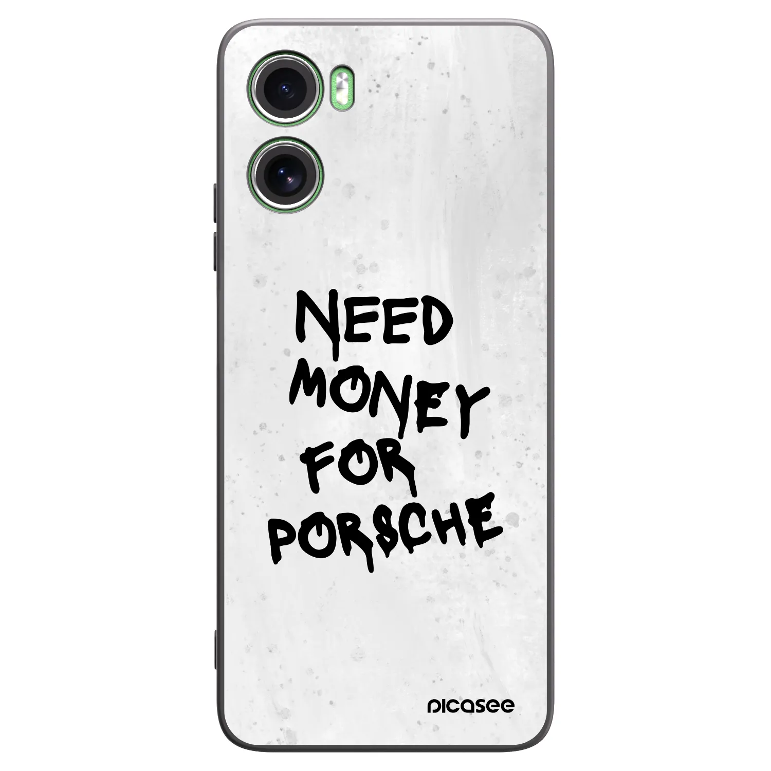 Picasee fekete szilikon tok az alábbi mobiltelefonokra Motorola Moto G06 - White Dollar