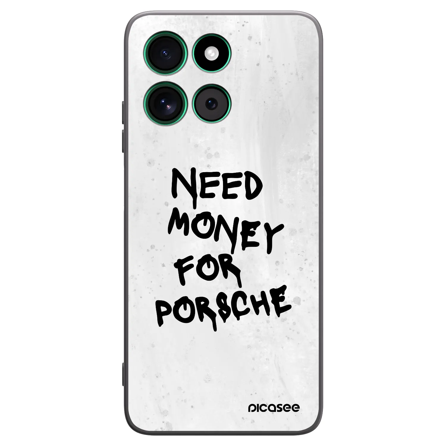 Picasee fekete szilikon tok az alábbi mobiltelefonokra Motorola Moto G57 Power - White Dollar