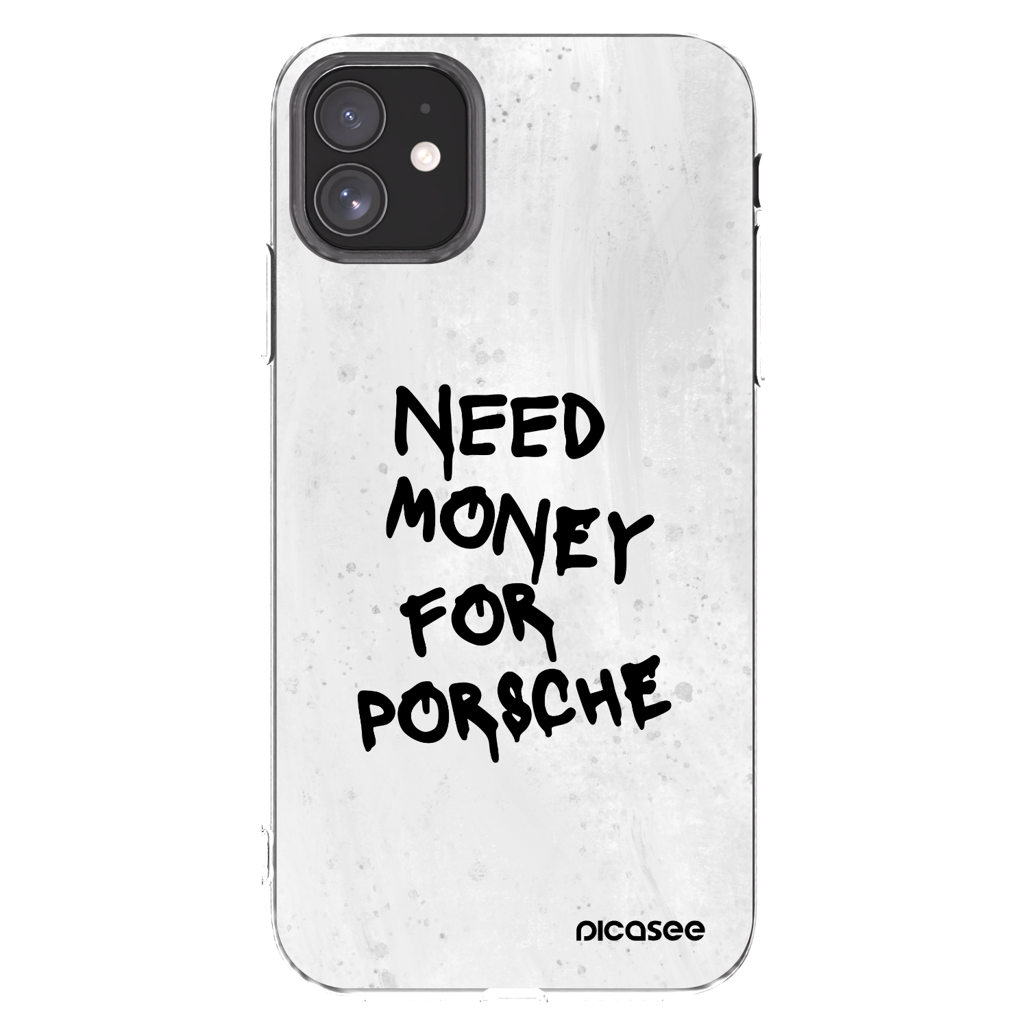 Picasee átlátszó szilikon tok az alábbi mobiltelefonokra Apple iPhone 11 - White Dollar