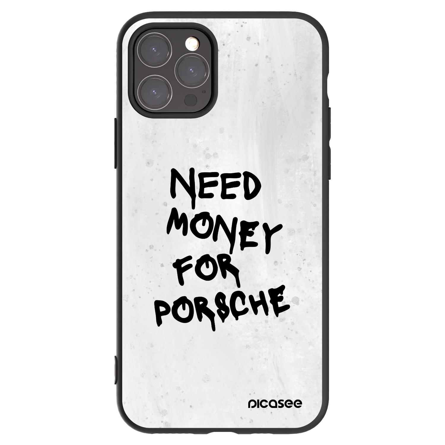 Picasee fekete szilikon tok az alábbi mobiltelefonokra Apple iPhone 11 Pro - White Dollar